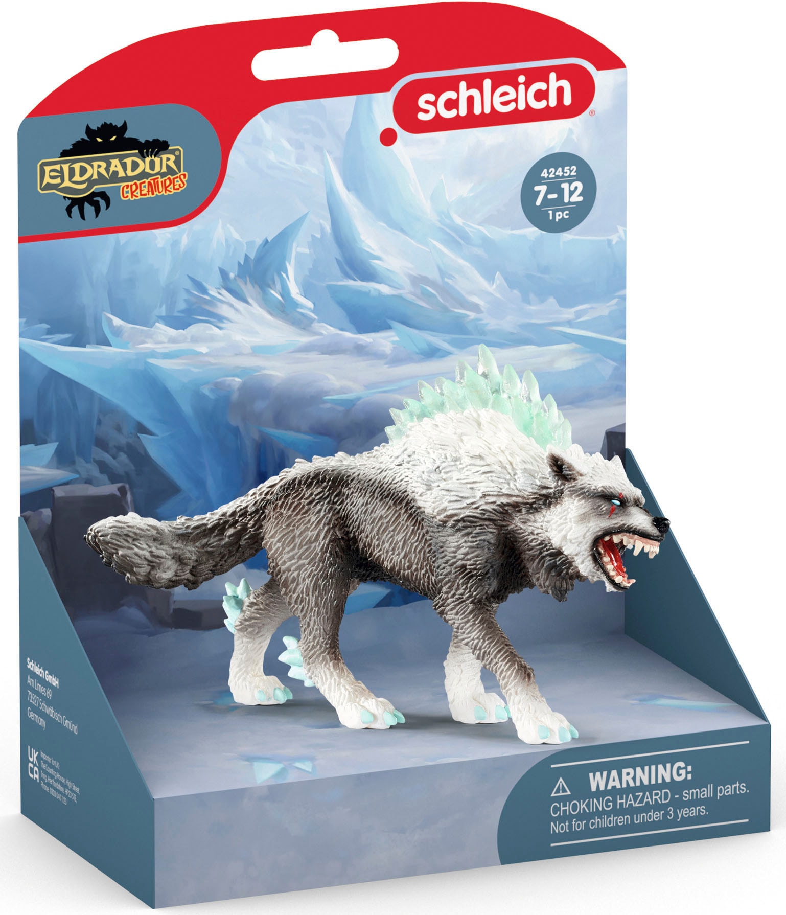Schleich® Spielfigur »ELDRADOR®, Schneewolf (42452)«