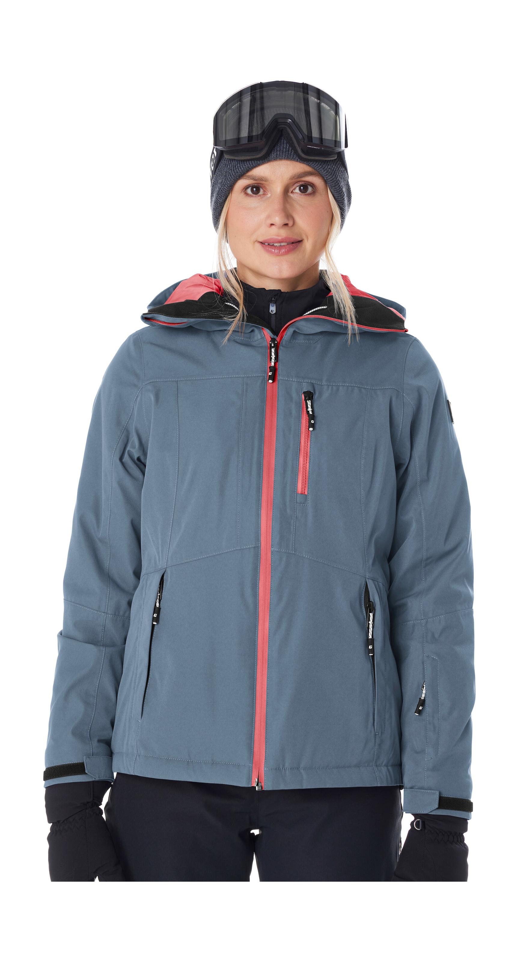 Killtec Skijacke "KSW 276 WMN SKI JCKT" Wasserdichte Damenjacke mit Schneefang, Atmungsaktivität und Taschen