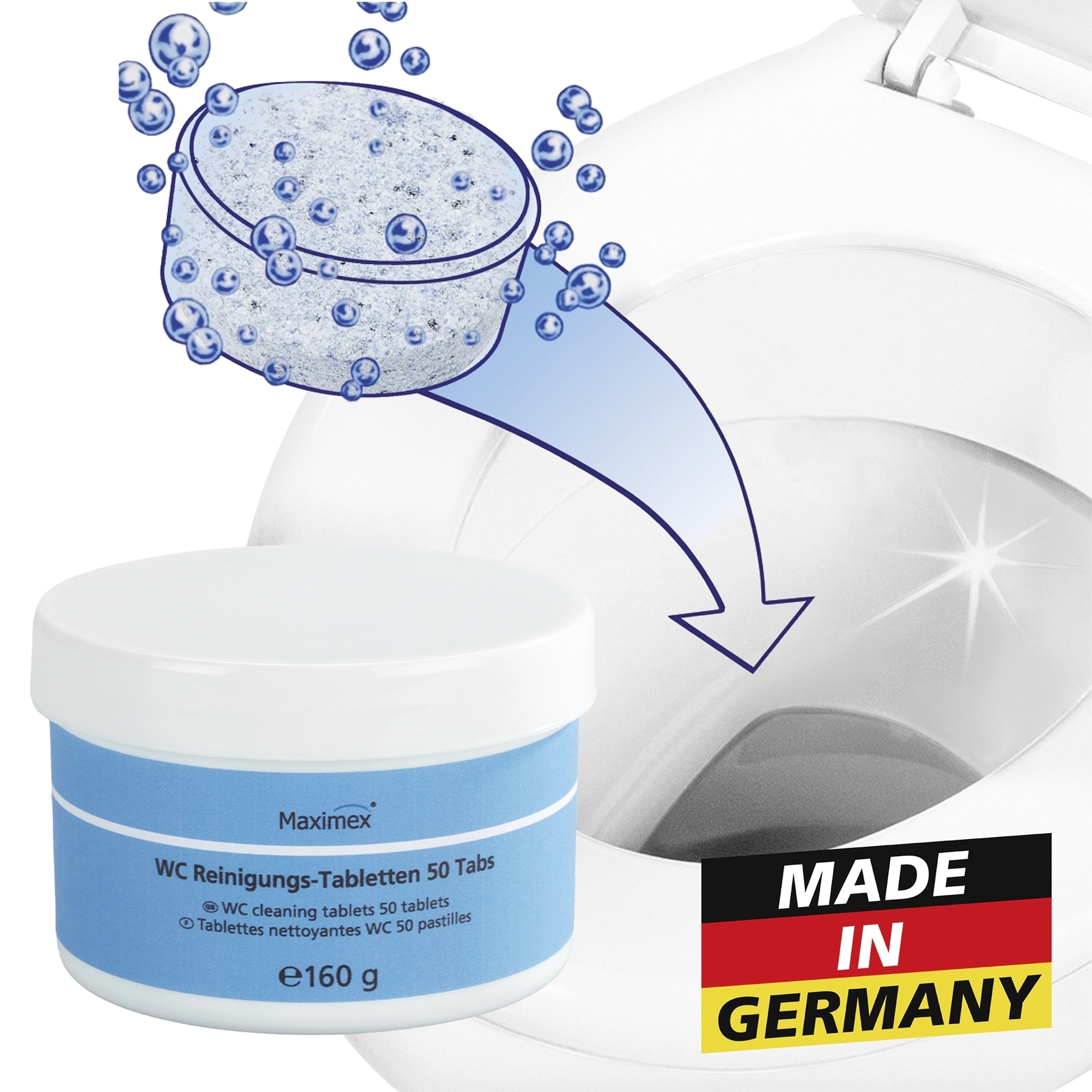 Maximex WC-Reiniger »WC-Reinigungstabletten«