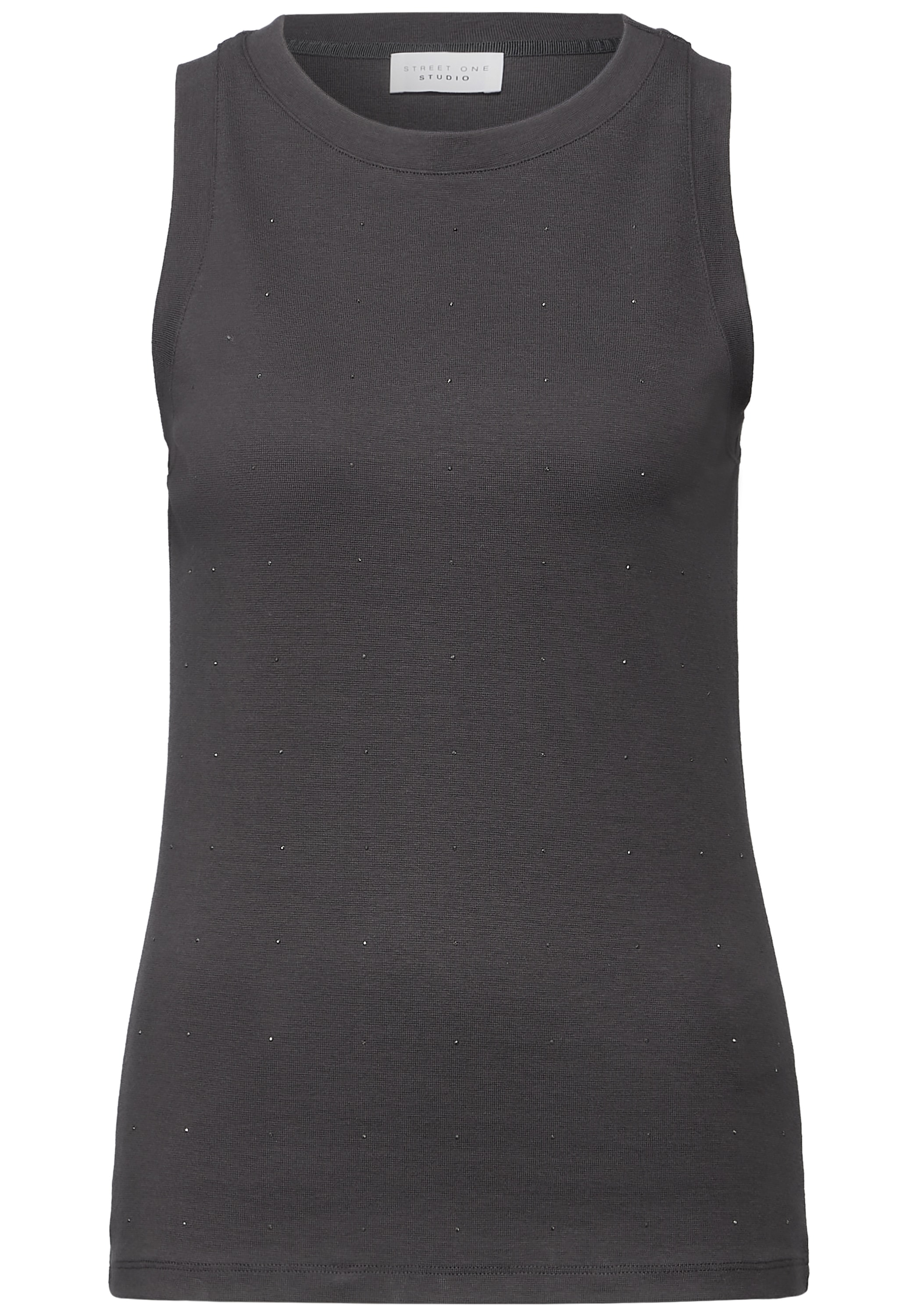 STREET ONE STUDIO T-Shirt, aus Baumwolle mit Stretchante