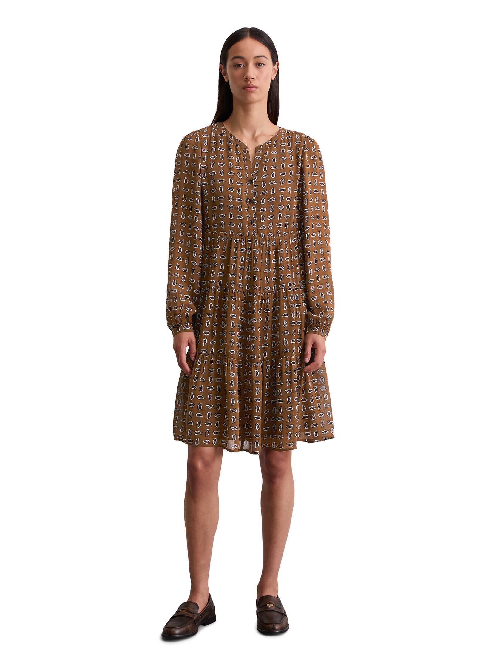 Marc O'Polo Minikleid »aus Viskose-Crêpe«
