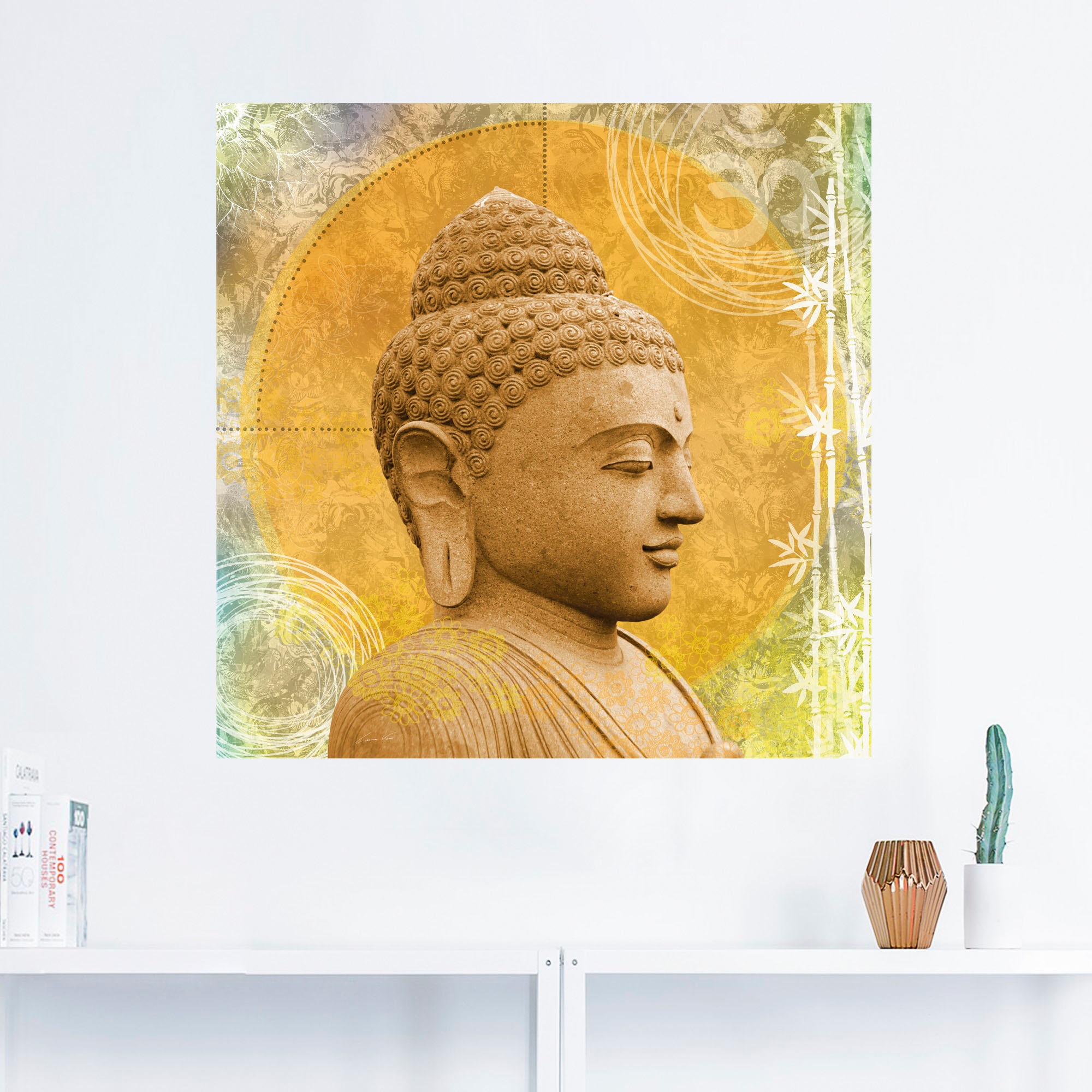 Artland Wandbild »Buddha II«, Spa, (1 St.), als Alubild, Outdoorbild, Leinwandbild, Wandaufkleber, versch. Größen