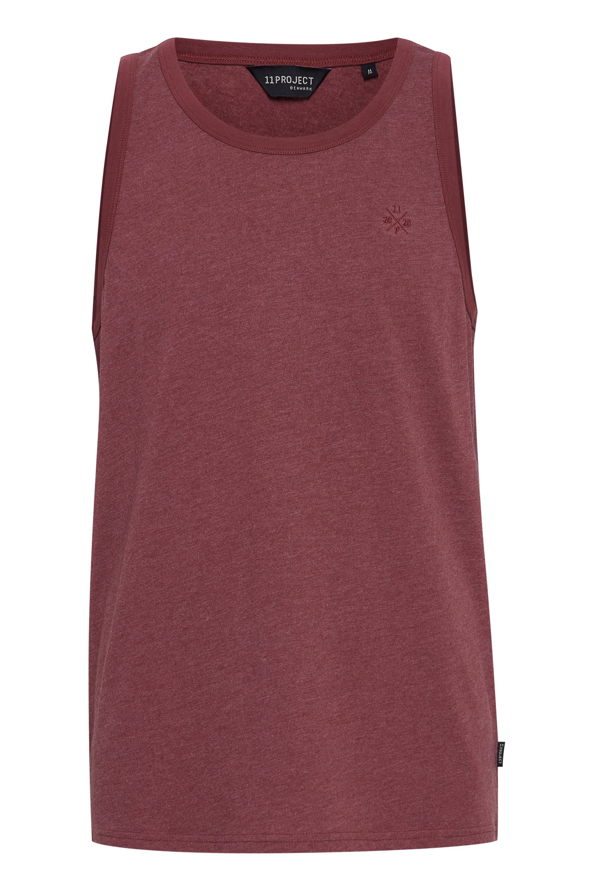 11 PROJECT Herren Longtop "Tanktop PRGörte", rot, Gr. XXXL, Obermaterial: 60% Baumwolle CO. 40% Polyester PES., Tops