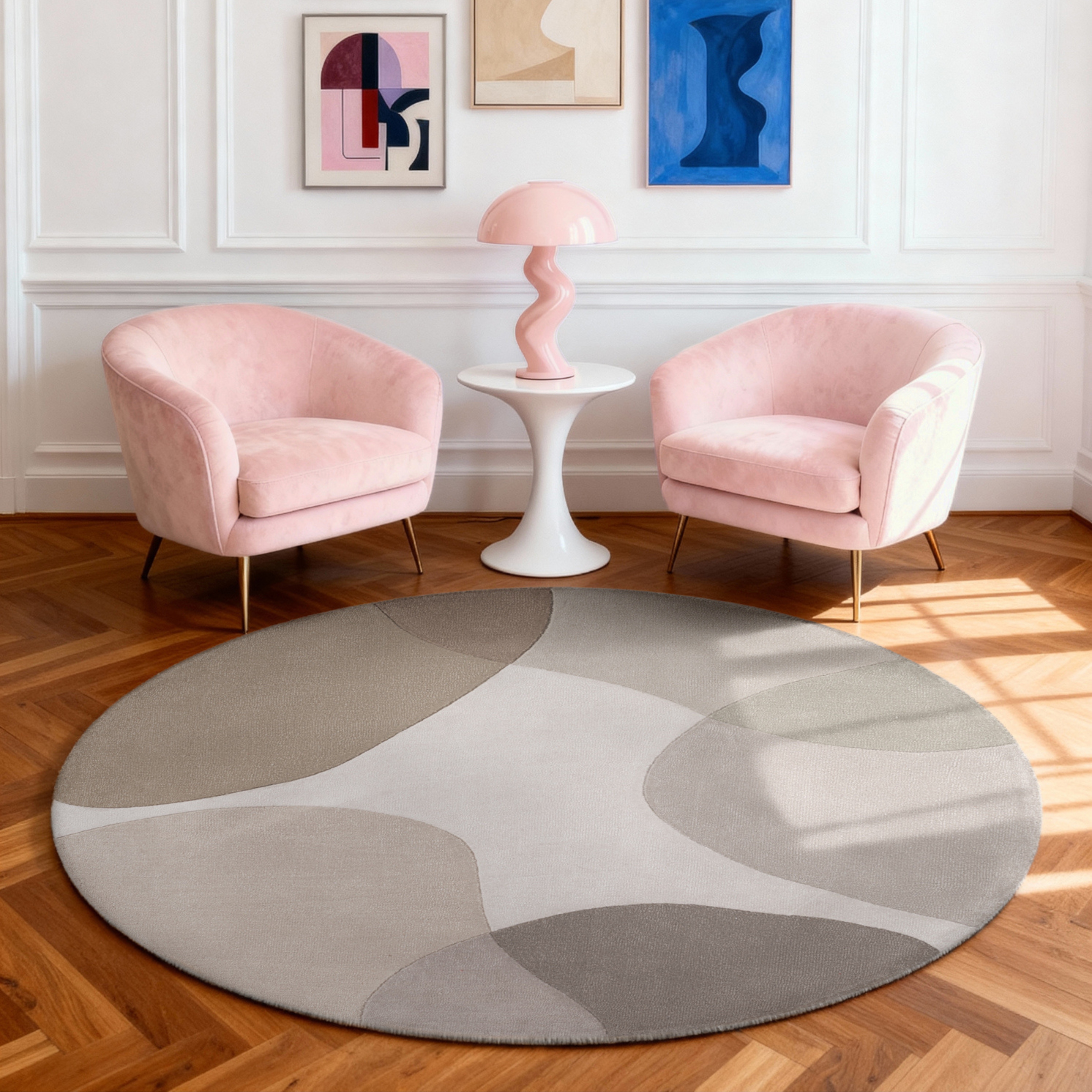 Ted Baker Wollteppich "Clarissa, auch in rund" 11 mm Höhe Wolle, Abstrakt, Natur, Wohnzimmer, Schlafzimmer, Modern, Geometrisch