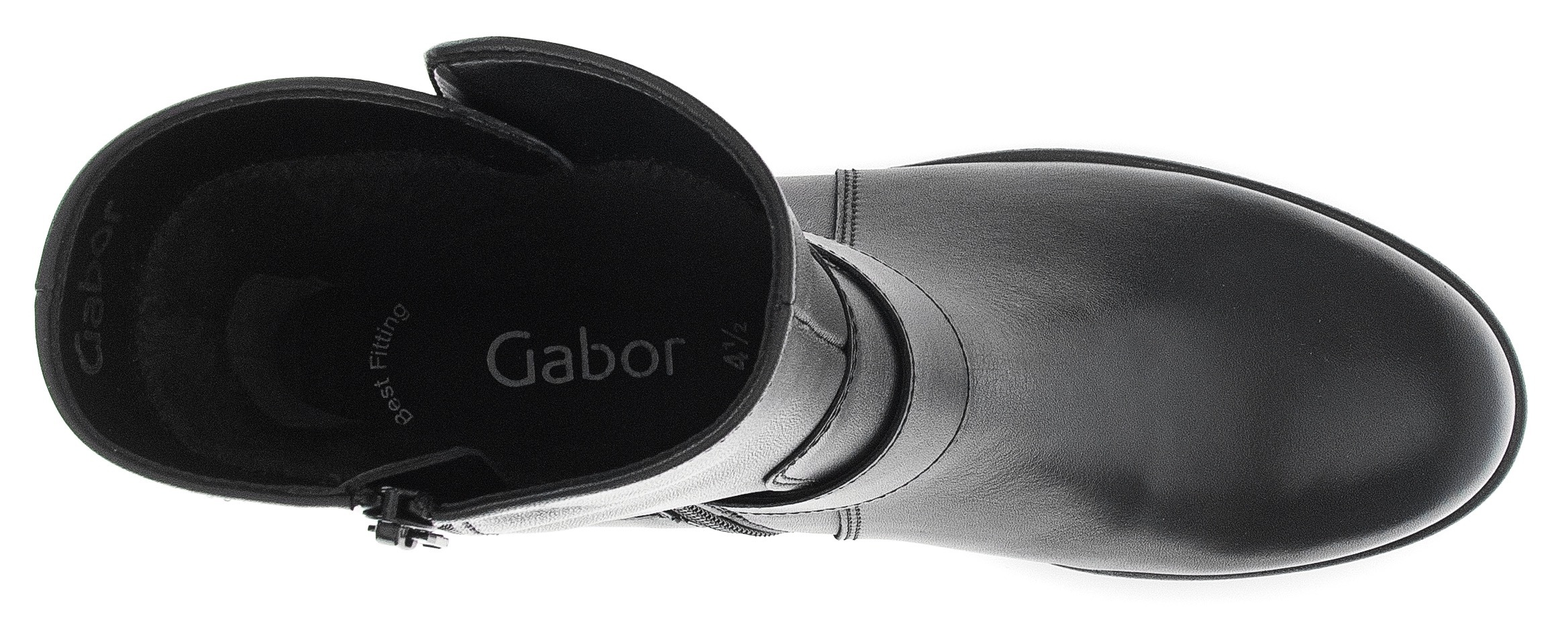 Gabor Women's Biker Boots Black Size 42 2