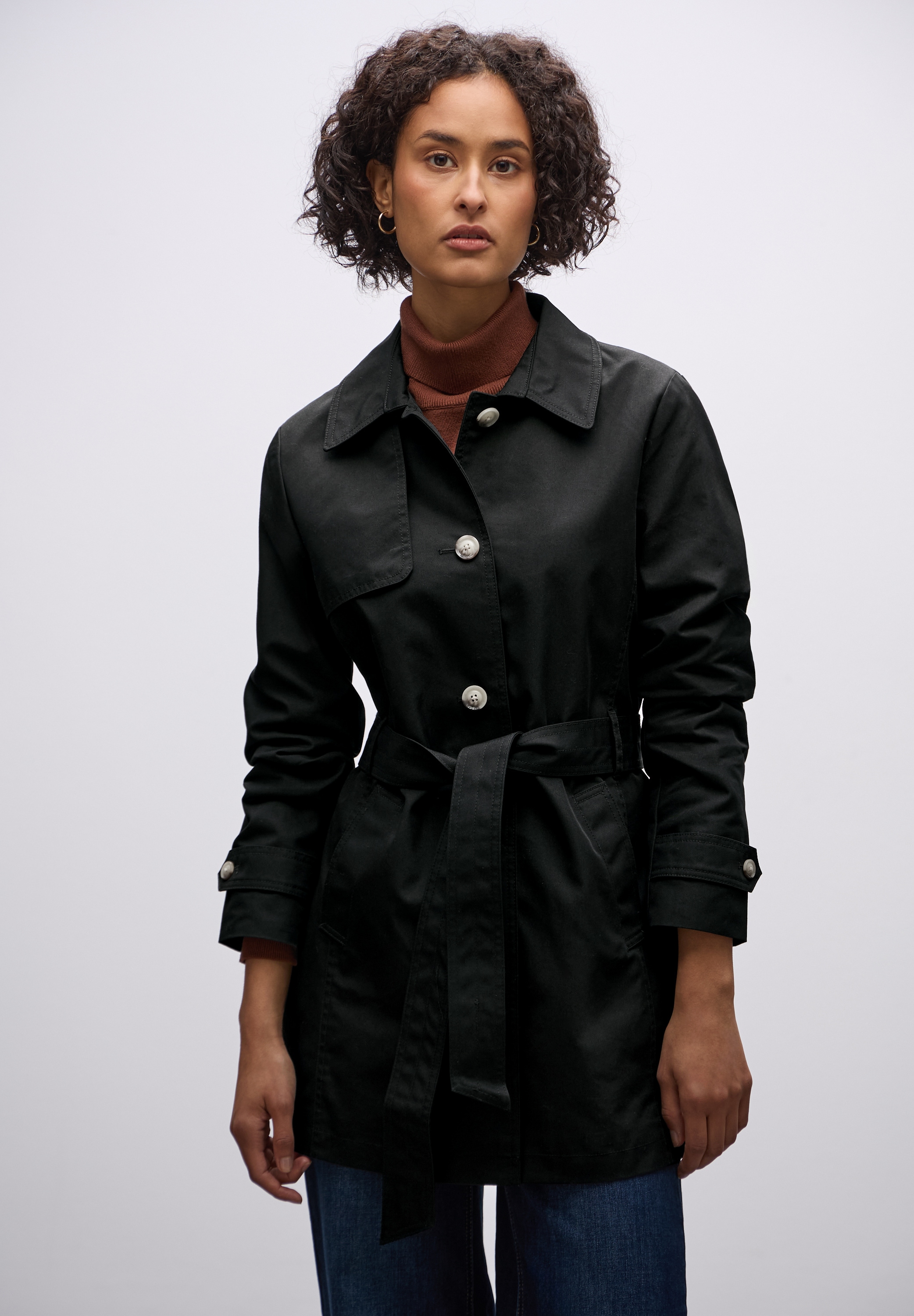 STREET ONE Trenchcoat mit Bindegürtel