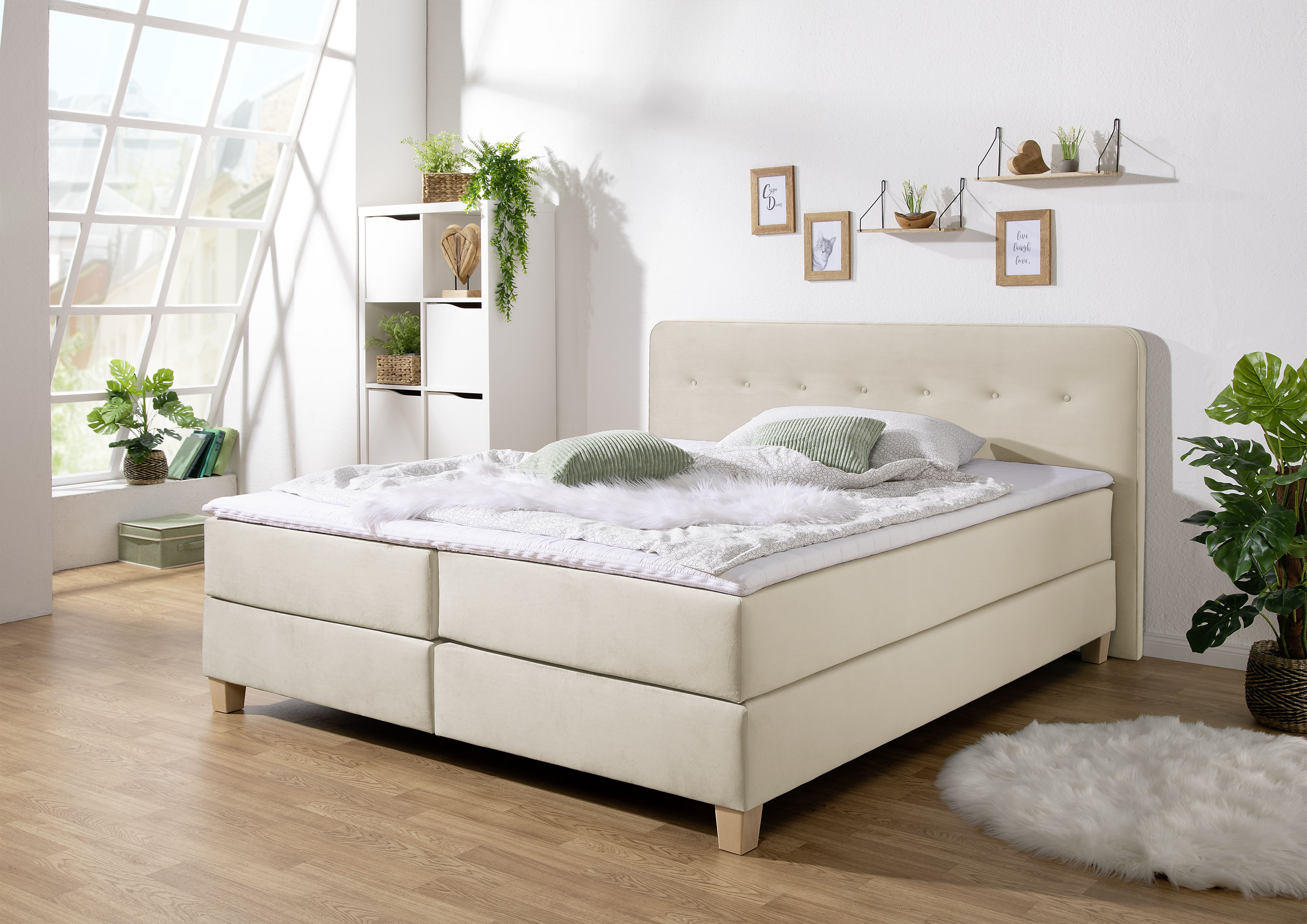 Home affaire "Fargo" in Überlänge 220 cm, mit Topper, 3 Ausführungen, 4, Breiten