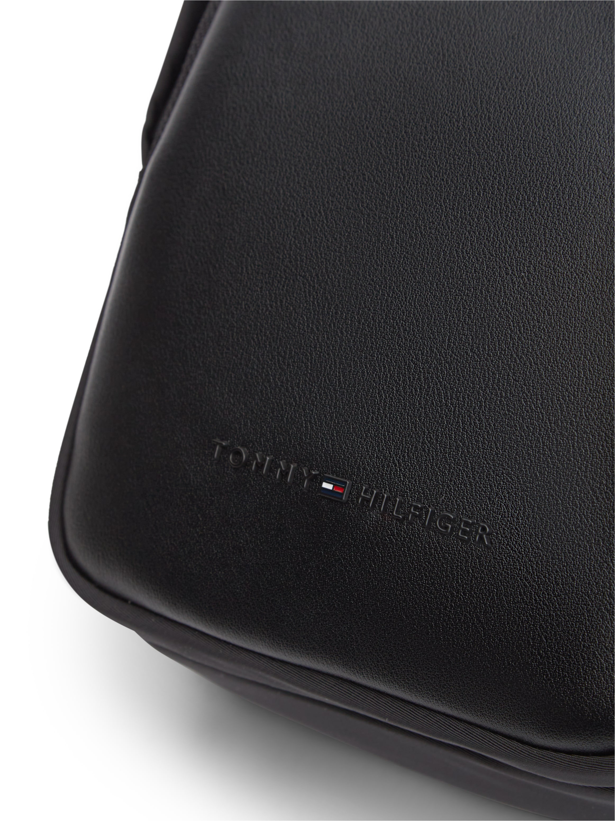 Tommy Hilfiger Umhängetasche »TH NYLON JAQUARD MINI REPORTER« Herren Schultertasche mit Logoschriftzug