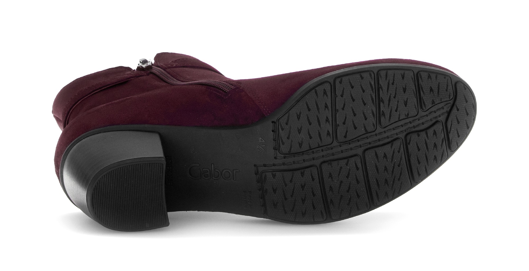 Gabor Stiefelette, Blockabsatz, Businessschuh in schmaler Form