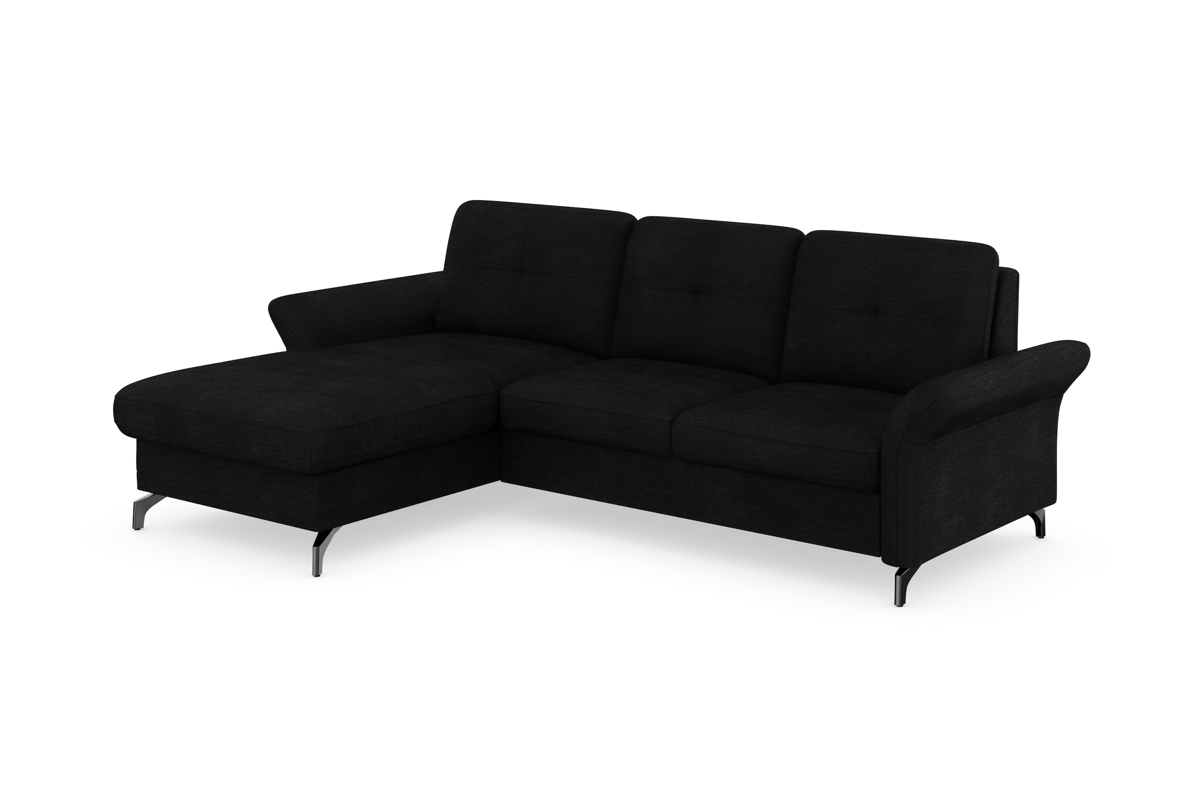 Places of Style Ecksofa »Calando L-Form«, wahlweise mit Bettfunktion, Bettkasten und Armteilfunktion