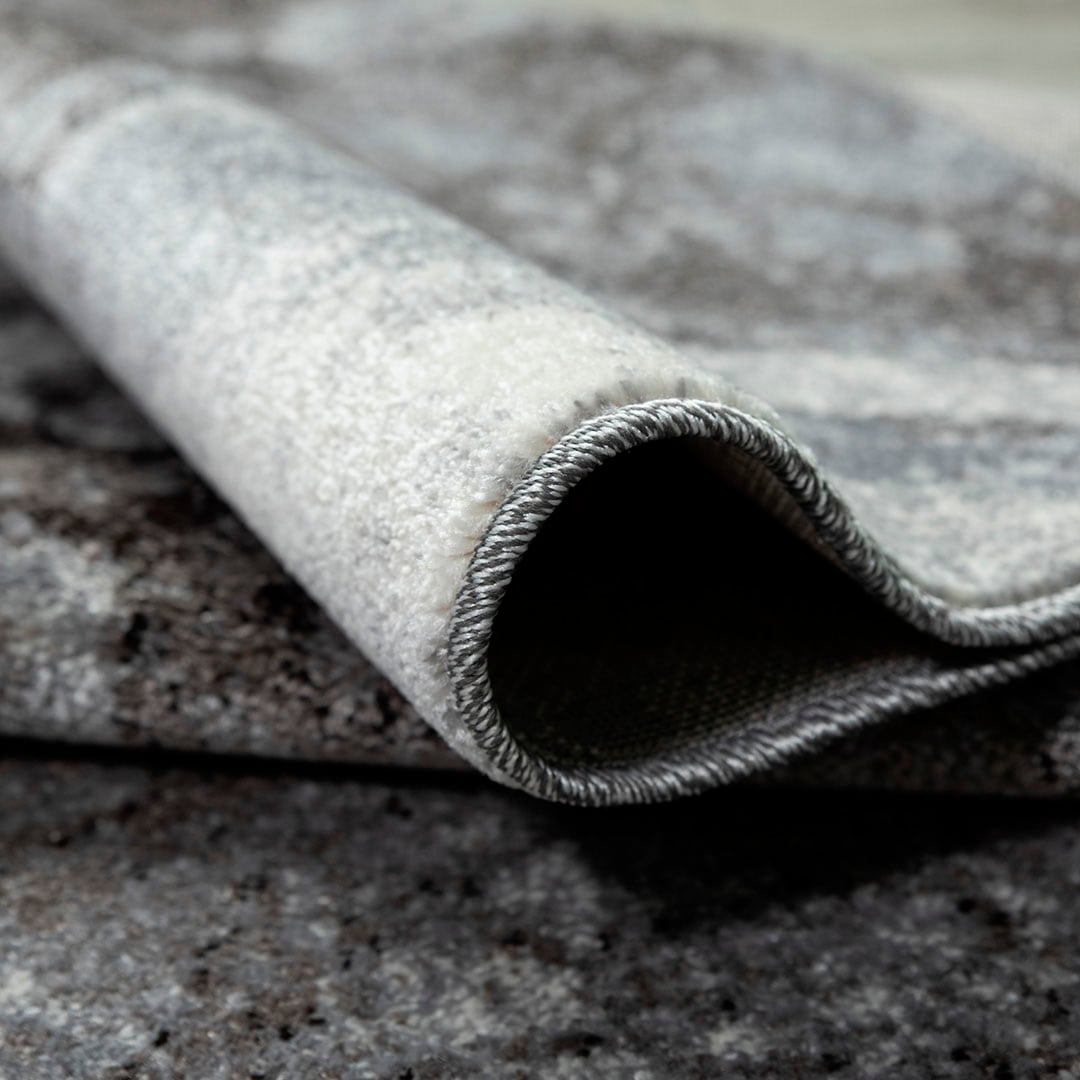 my home Teppich »Sonnenhang«, rechteckig, 9 mm Höhe, mit besonders weichem Flor, Kurzflor, modernes Marmor Design
