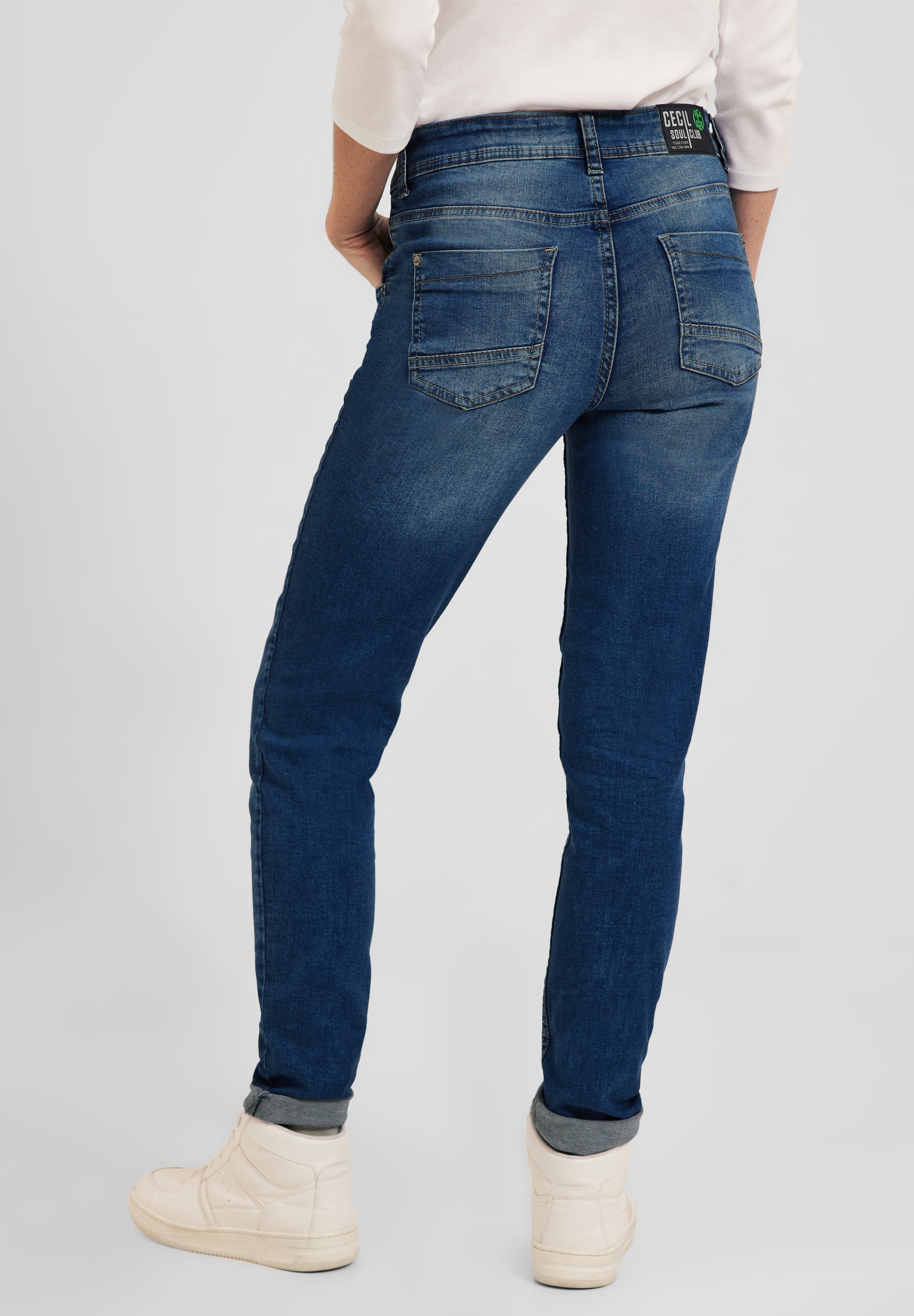 Cecil Slim-fit-Jeans, 5-Pocket-Style