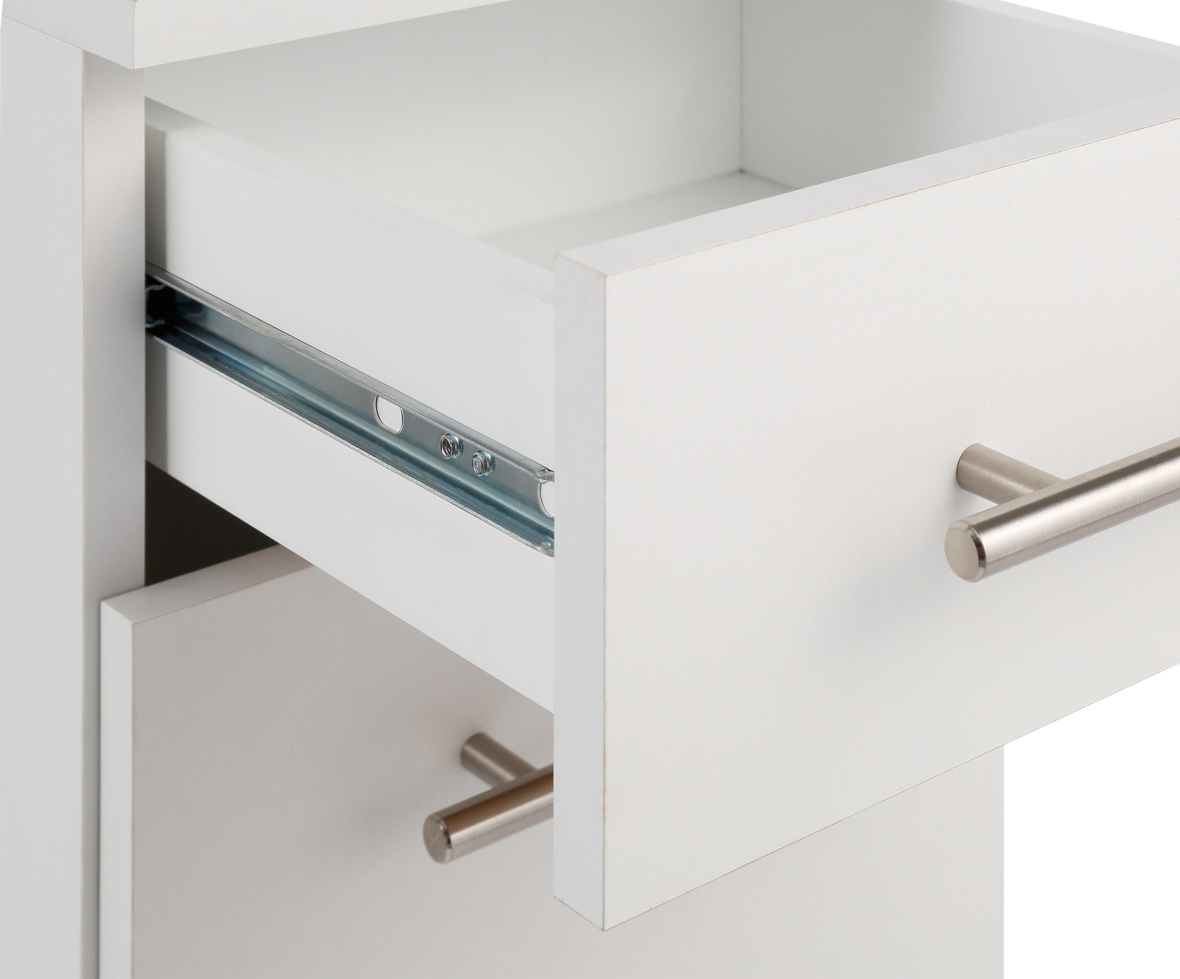 welltime Seitenschrank »Emmi, Breite 30 cm«, Wechselbarer Türanschlag, Metallbeschläge