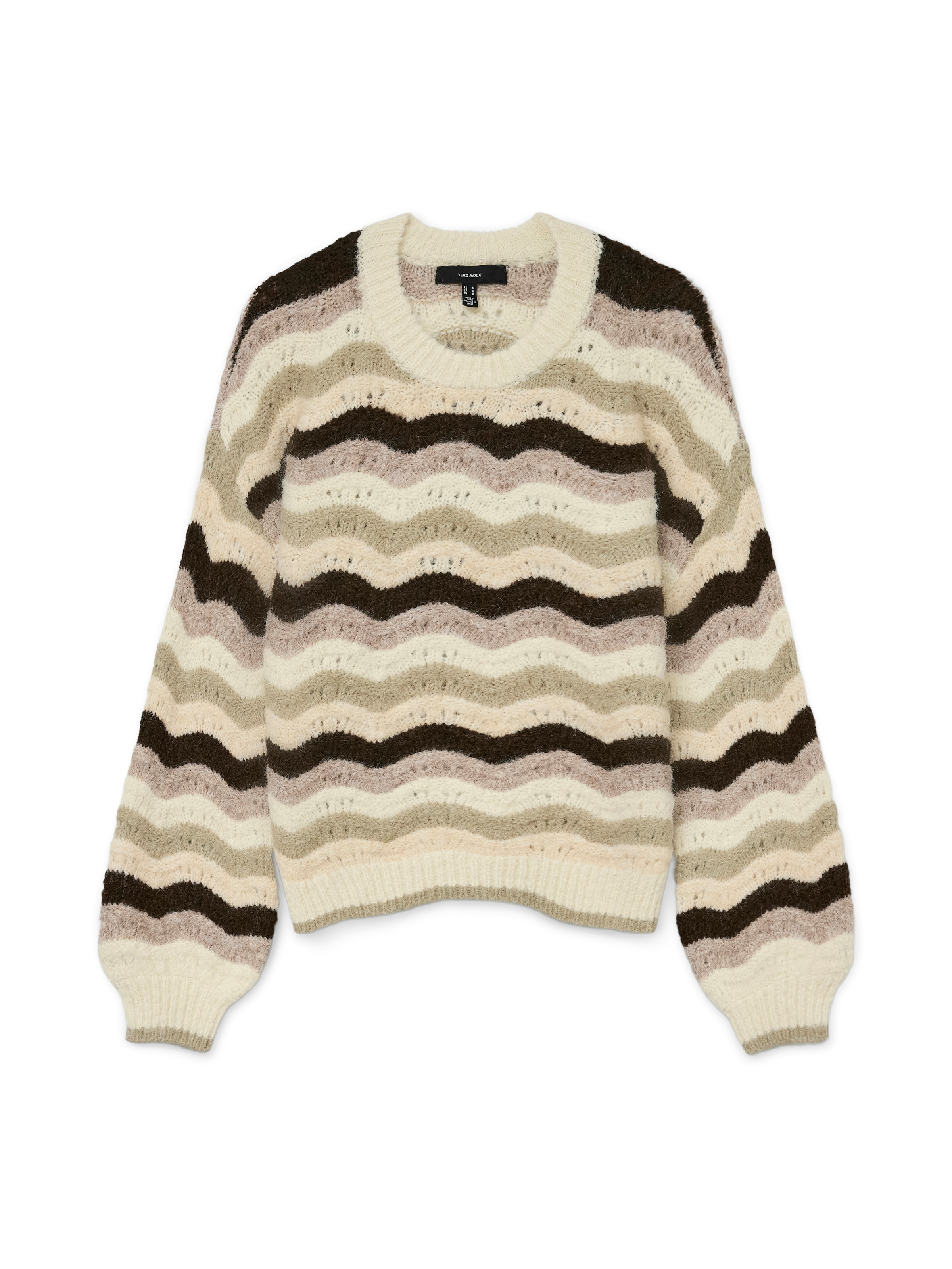 Vero Moda Strickpullover »VMDOJA LS O-NECK PULLOVER BOO«