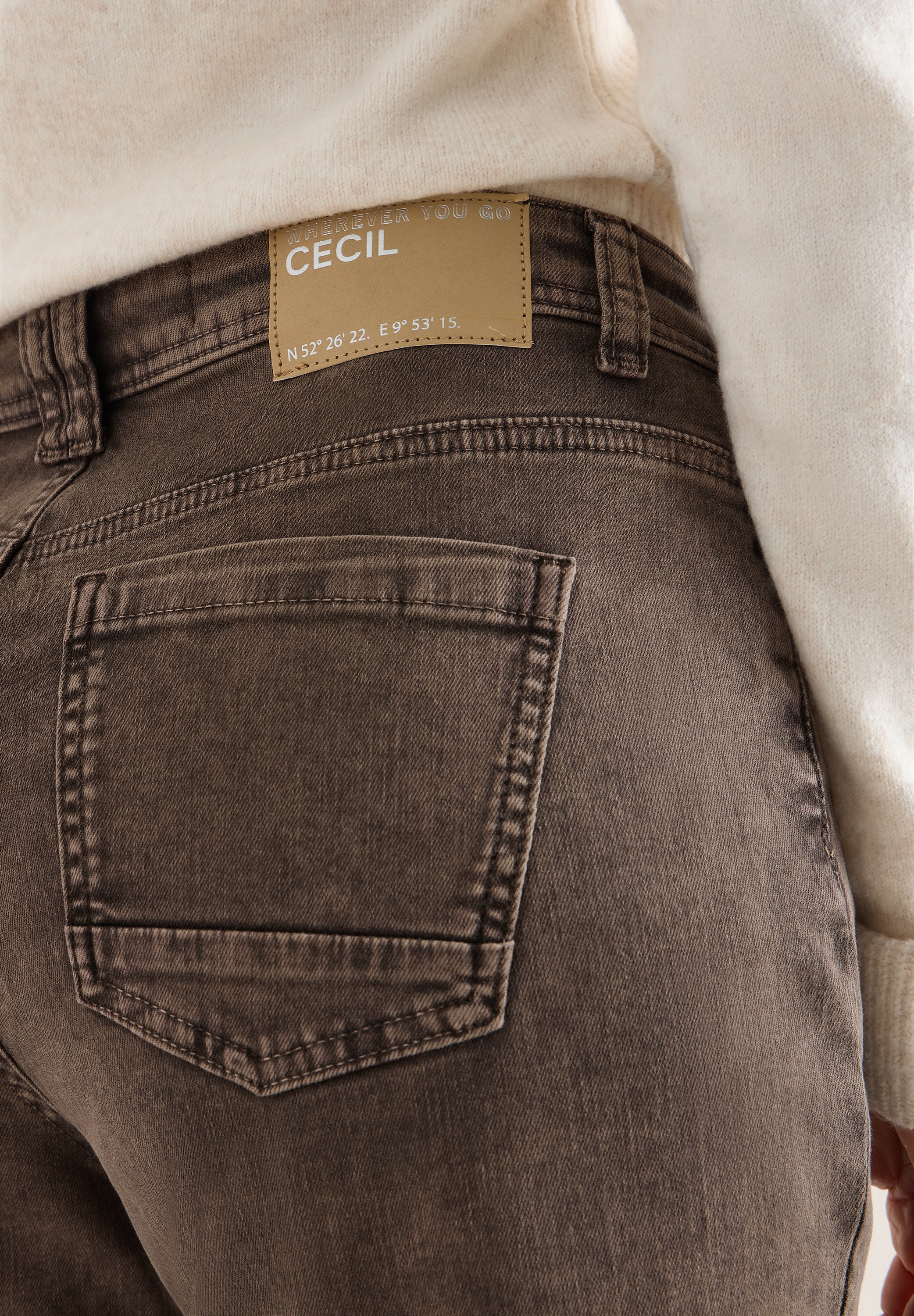 Thumbnail - Cecil Jerseyhose "NEELE" im Five-Pocket Style