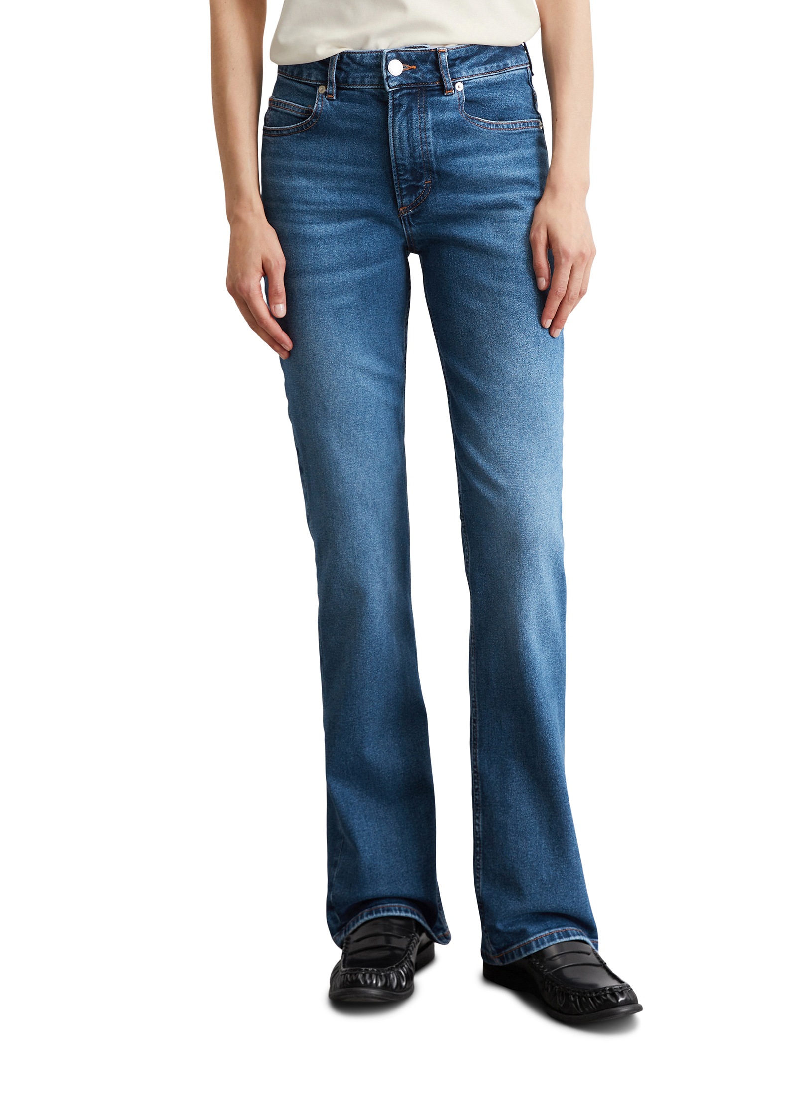 Marc OPolo Schlagjeans "aus Organic-Cotton-Mix-Stretch" günstig online kaufen