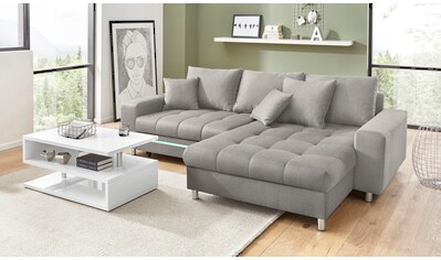 Nova Via Ecksofa, wahlweise mit Kaltschaum (140kg Belastung/Sitz), RGB-LED-Beleuchtung... kaufen Nova Via Ecksofa, wahlweise mit Kaltschaum (140kg Belastung/Sitz), RGB-LED-Beleuchtung... kaufen