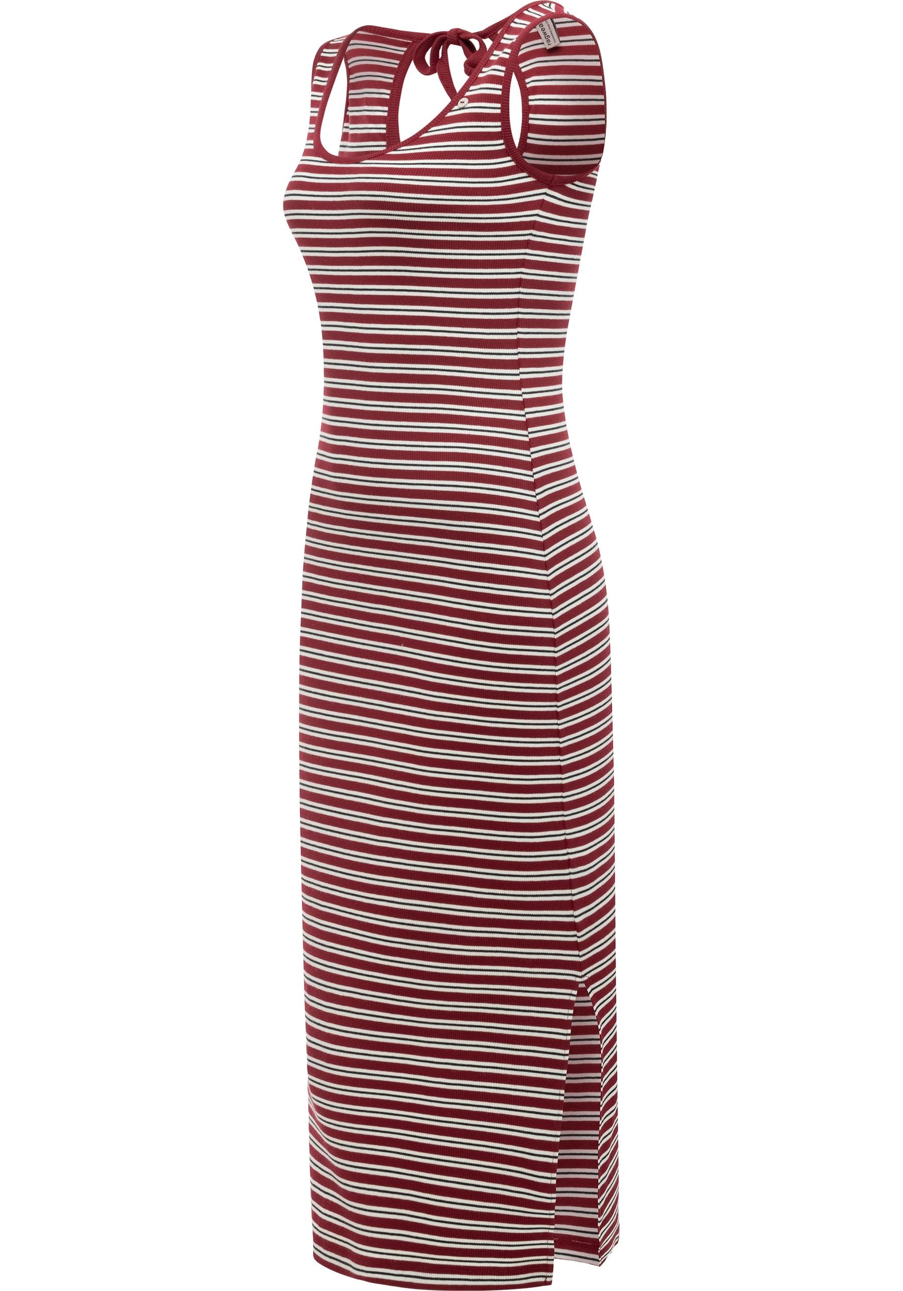 Ragwear Shirtkleid »Montyca Stripes YOUMODO« Ohne Taschen Sommerkleid mit Schlüssellochausschnitt