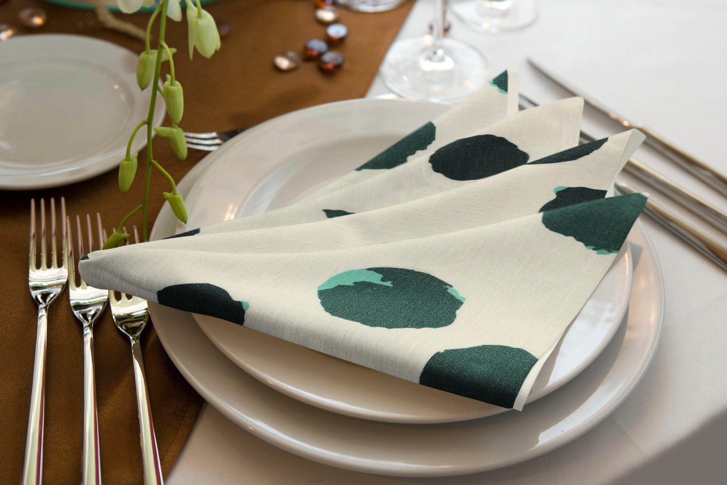 Adam Stoffserviette "Dots" aus Bio-Baumwolle,Made in Germany günstig online kaufen