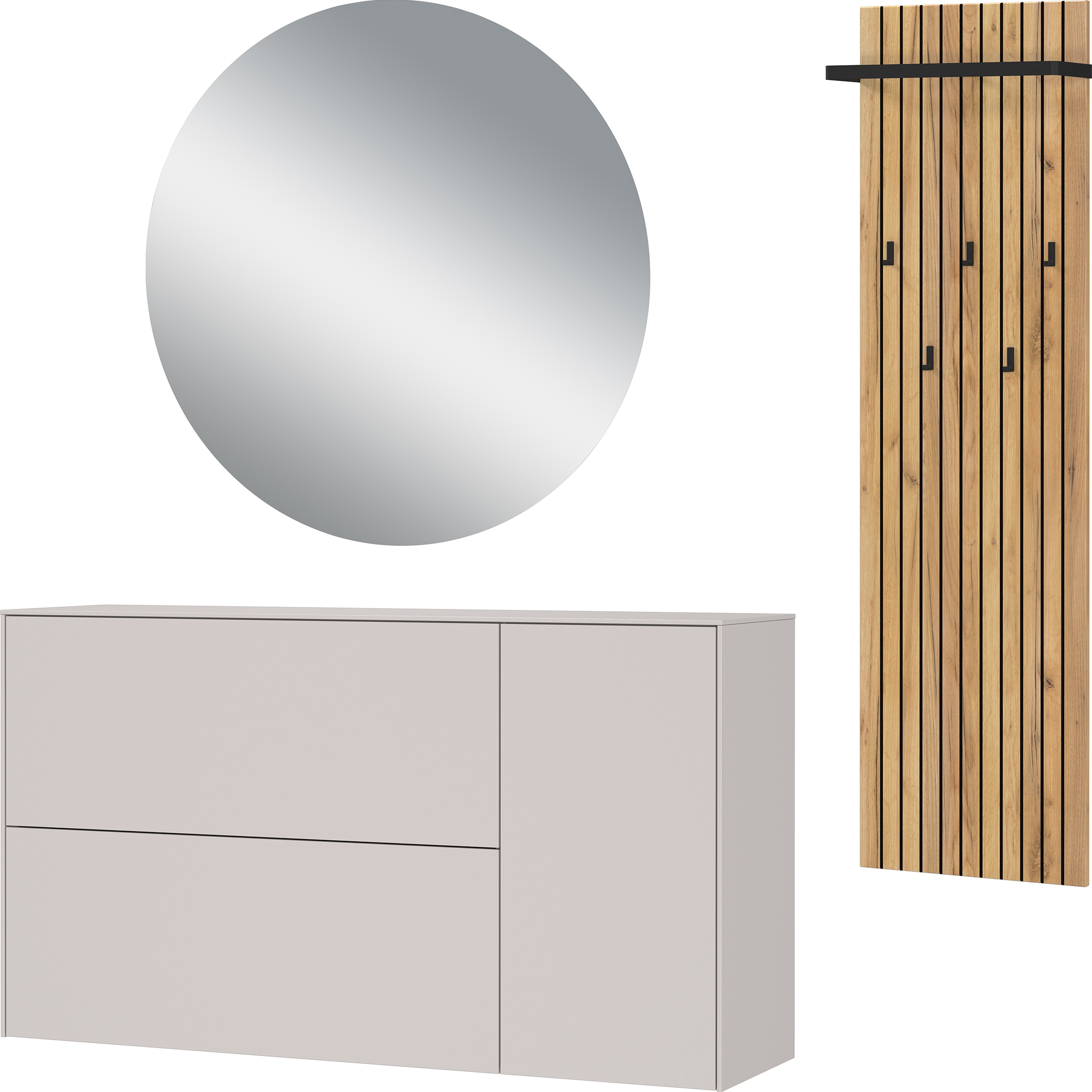 GERMANIA Garderoben-Set "GW-Lomena" 3 Stk. tlg. günstig online kaufen