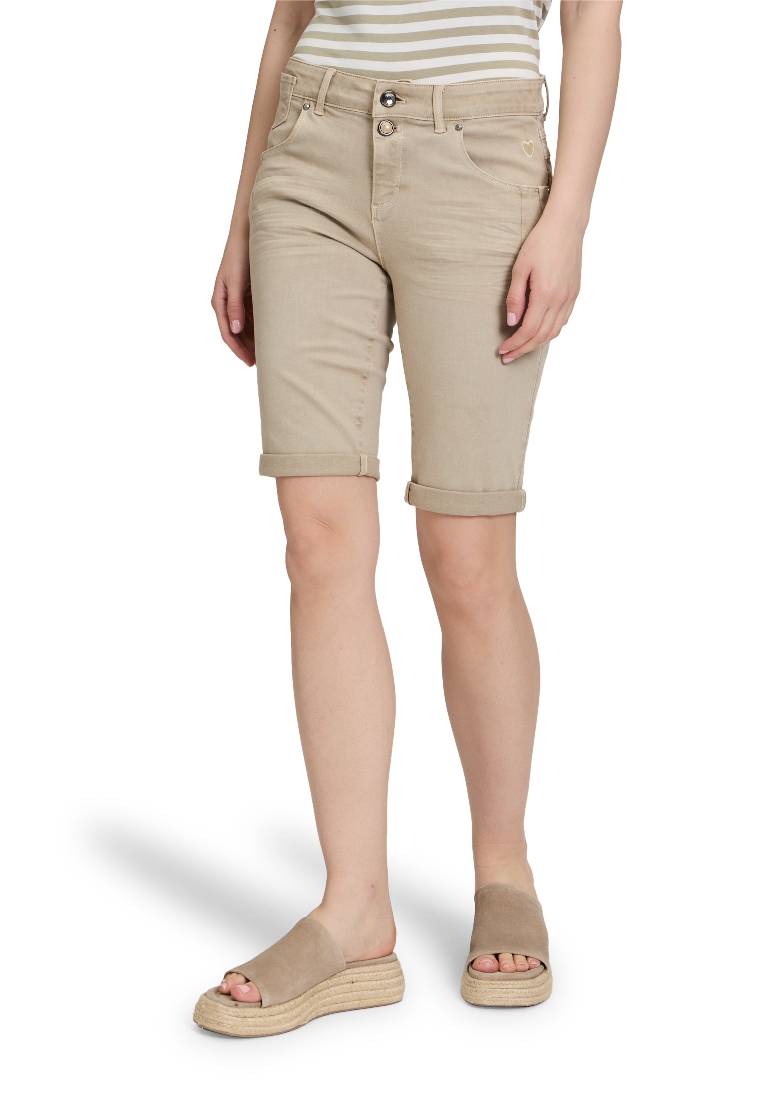 Cartoon Shorts "Damen mit Stickerei" Stickerei günstig online kaufen