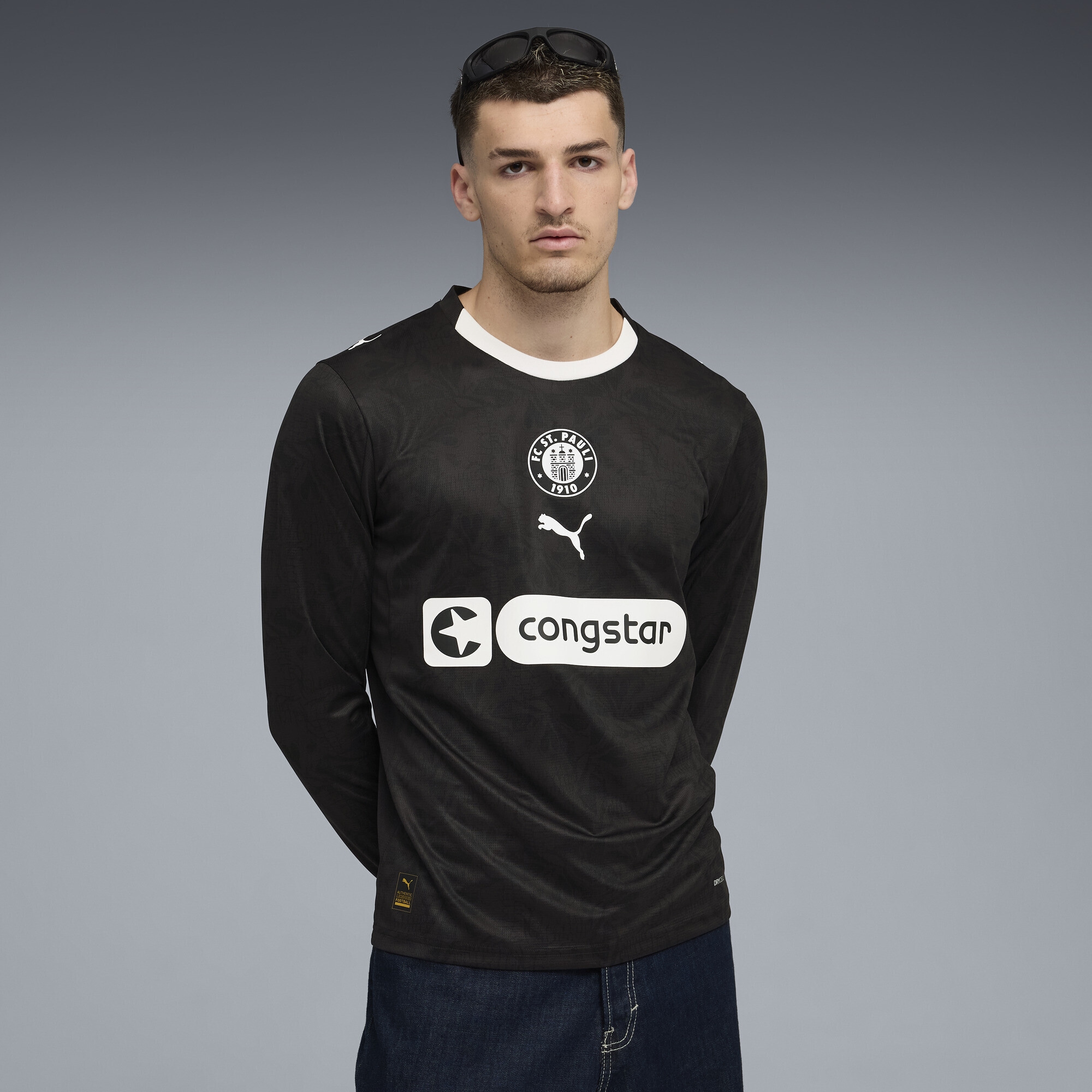 PUMA Trainingsshirt »FC St. Pauli 25/26 Langarm-Ausweichtrikot Herren«