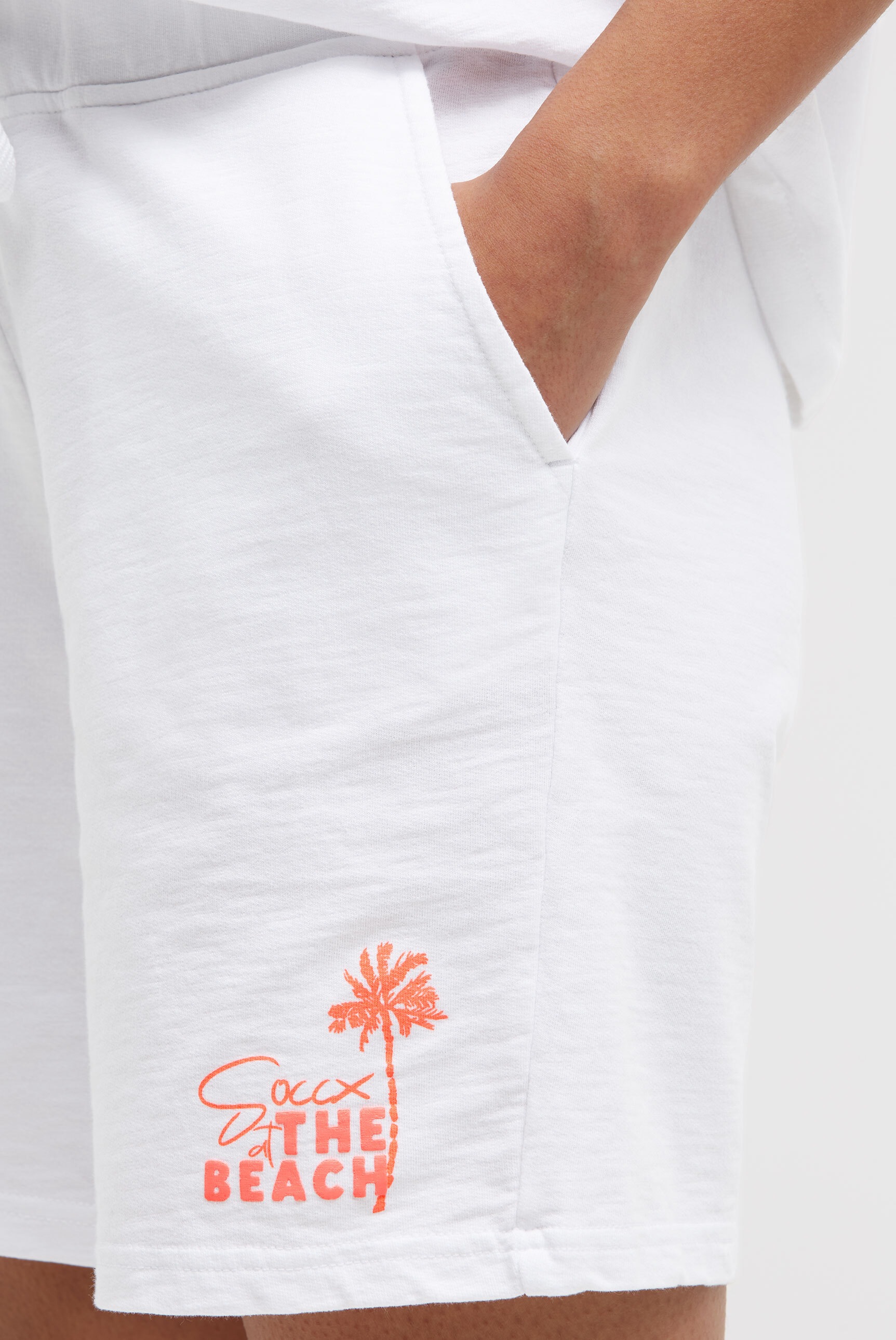 SOCCX Shorts  mit Elastikbund & seitlichen Taschen