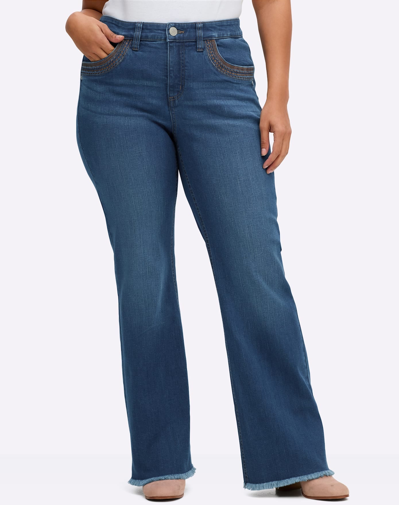 Sheego Bootcut-Jeans, (1 tlg.) günstig online kaufen