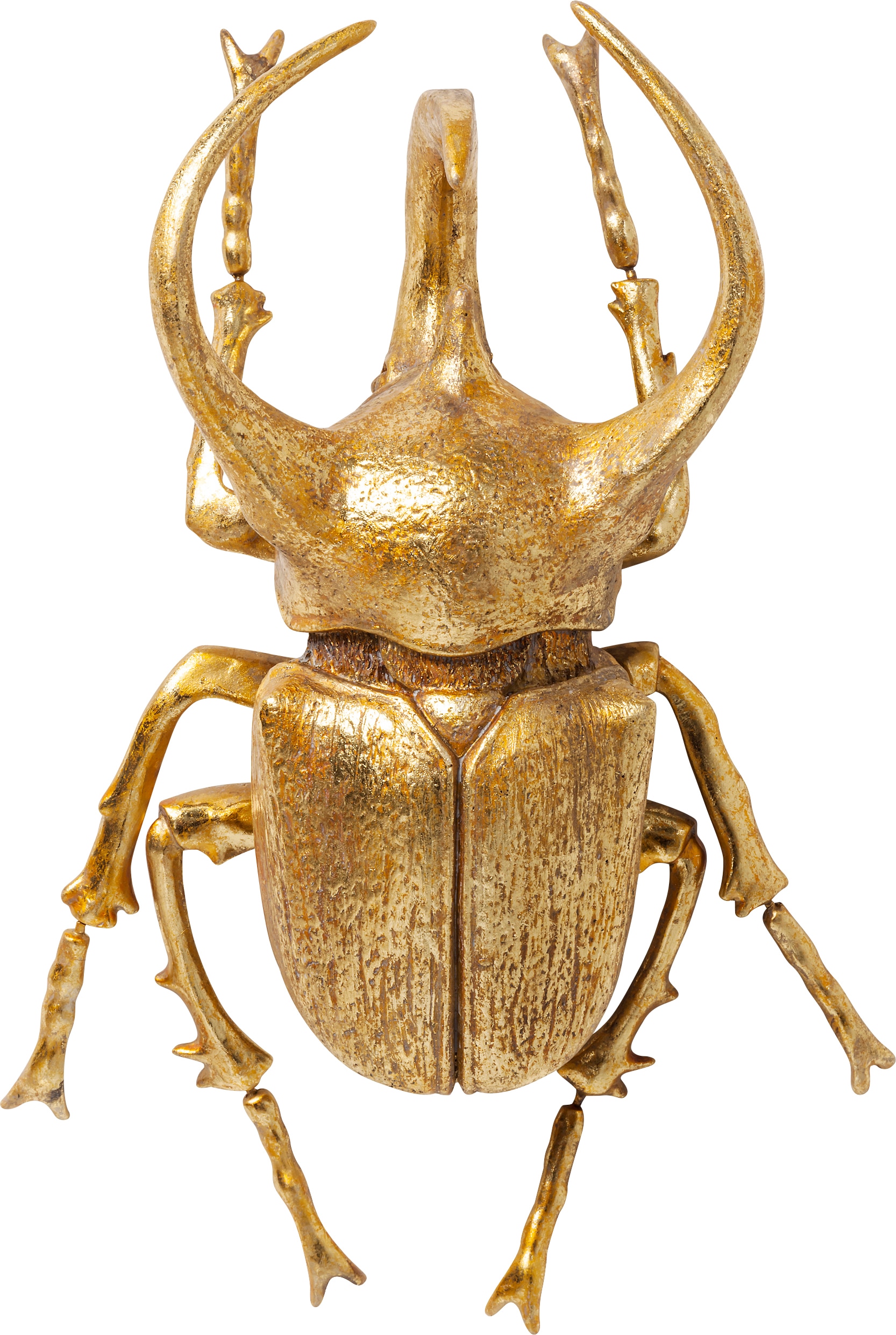 "Wanddekoobjekt KARE DESIGN ""Atlas Beetle Gold"", gold, B:26cm H:35,5cm T:15cm, Polyresin, Wanddekoobjekte, aus Polyresin"