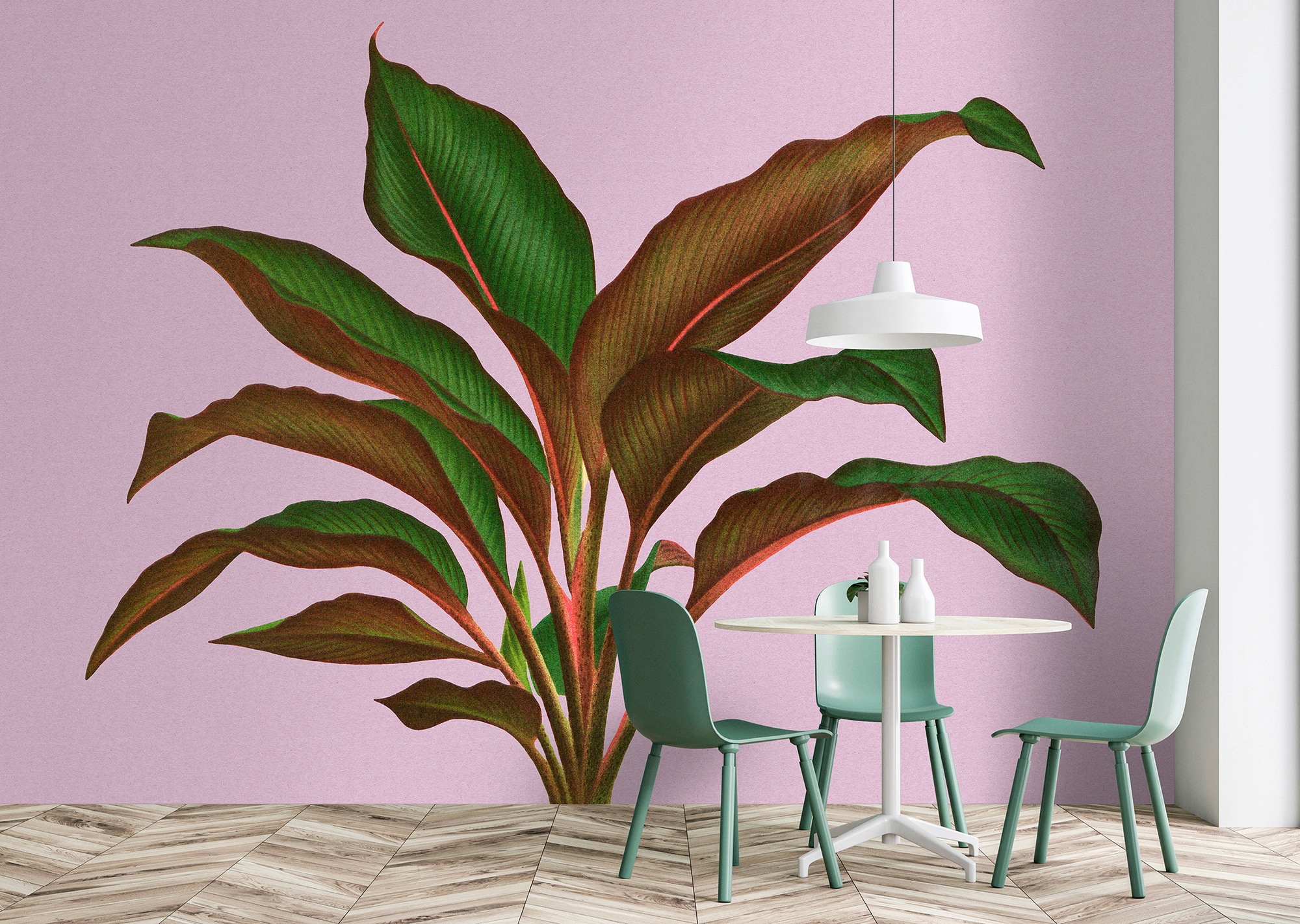 living walls Fototapete "Walls by Patel Leaf Garden" glatt Vlies, Wand günstig online kaufen