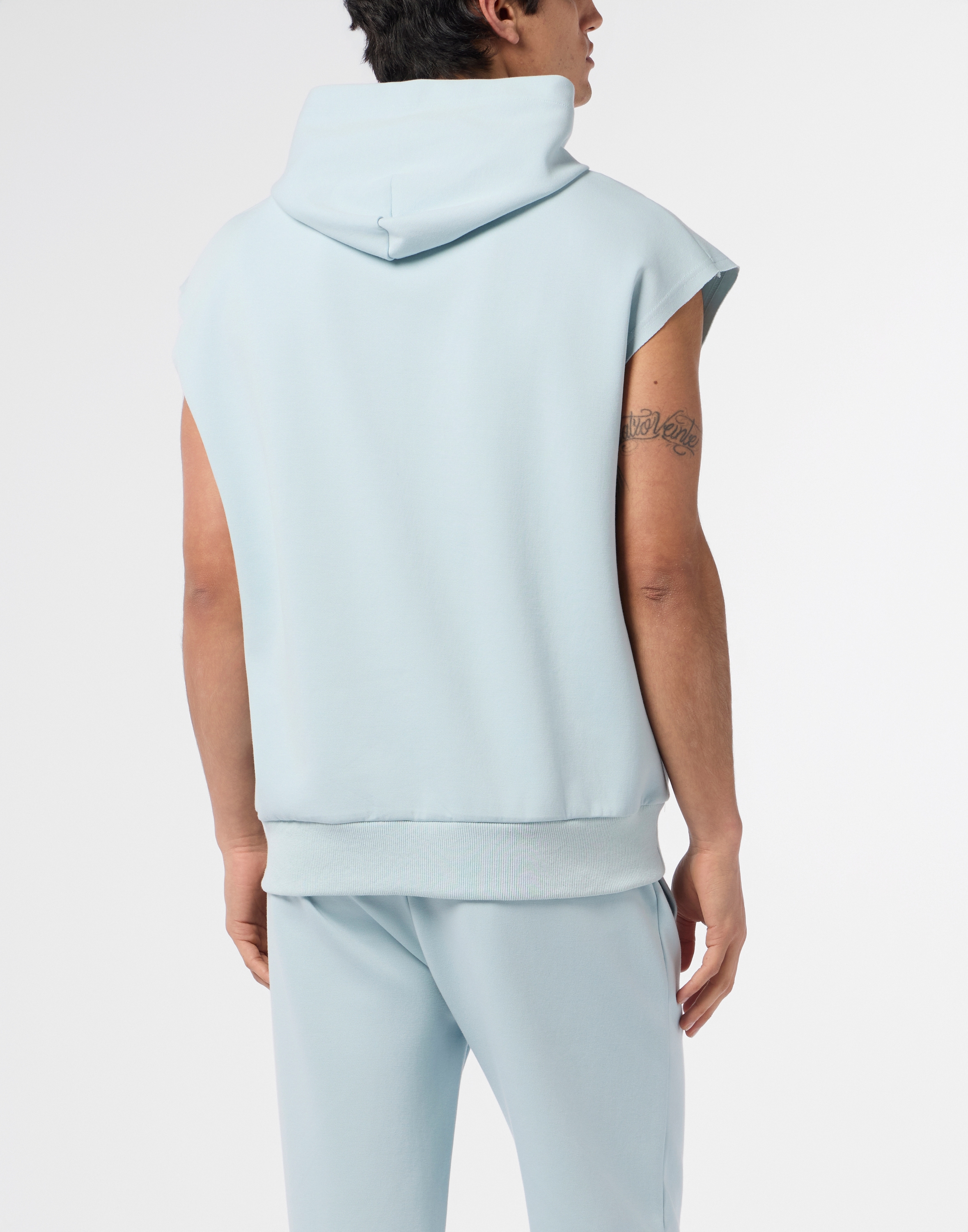 PLEIN SPORT Kurzweste »Pique Hoodie Vest Icon«