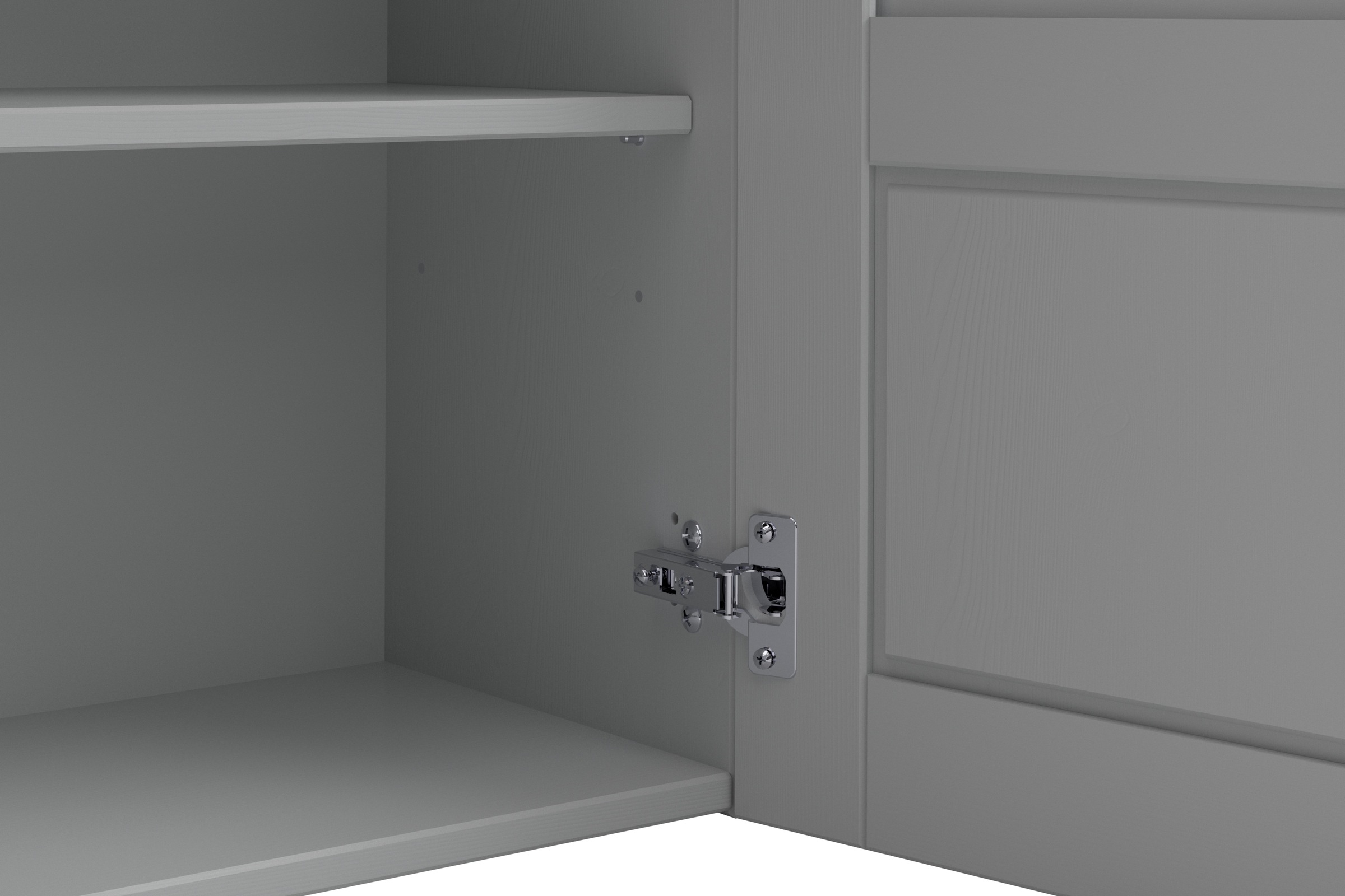 Home affaire Hängeschrank »Alby2«, Mit Metallgriffen und Glastüren, Breite 100 cm