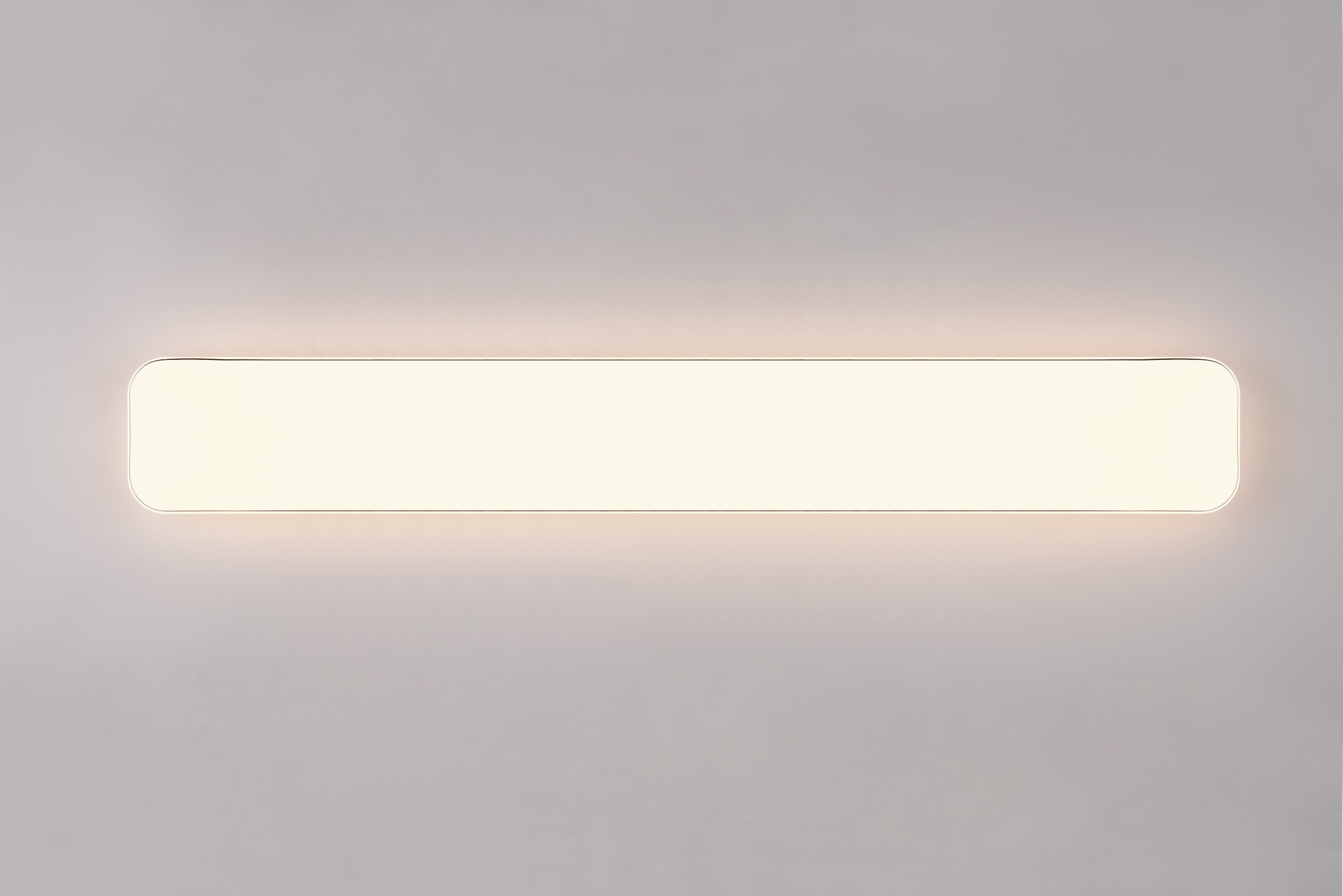 REALITY Leuchten LED Deckenleuchte »BLANCA, elegant schlichte weiße LED Deckenlampe, 120x17 cm, warmweiß«, 1 flammig, Leuchtmittel LED-Board | LED fest integriert, 3-Stufen dimmbar über Wandschalter, Deckenlampe für Büro Flur Treppe