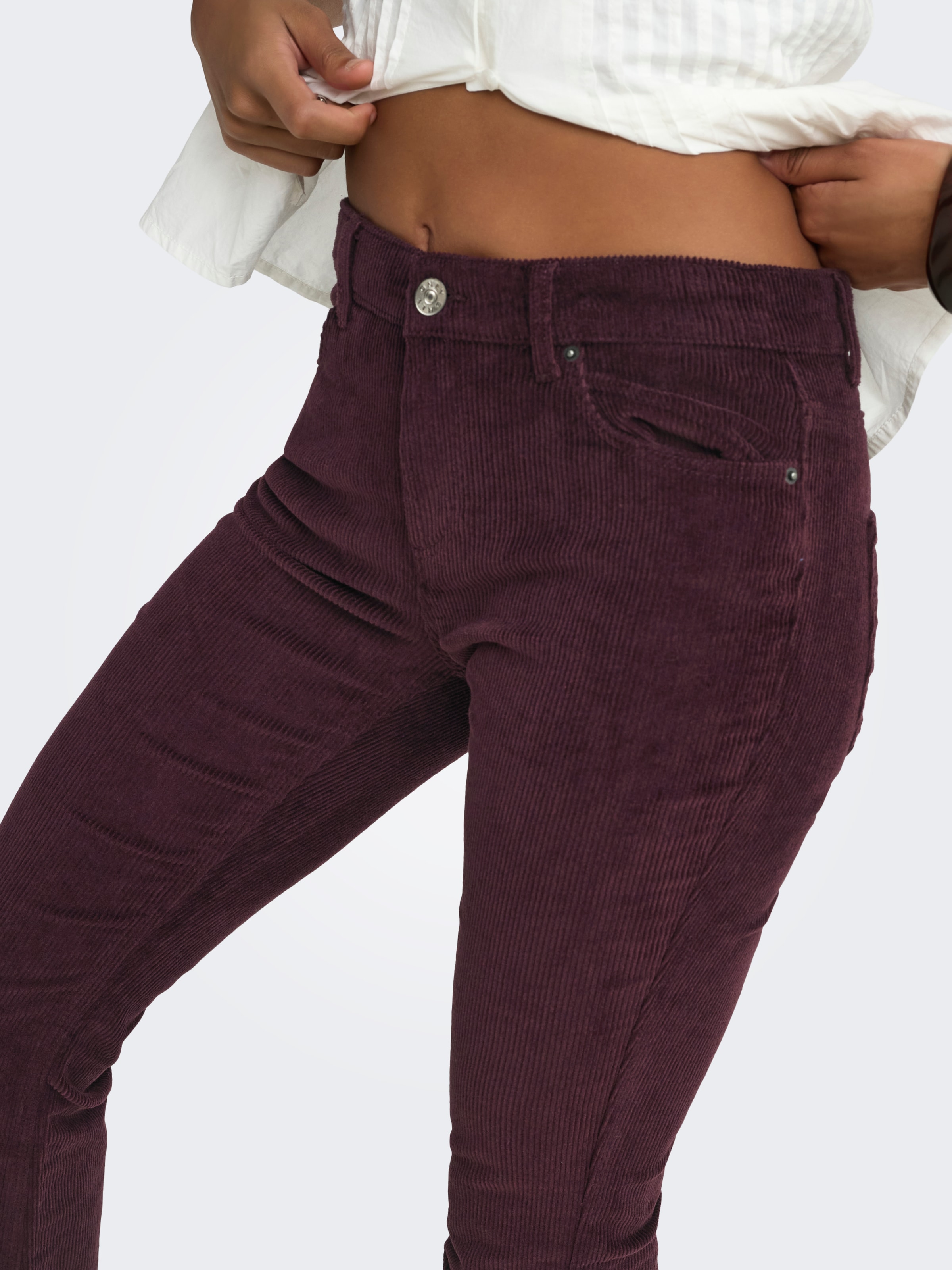 ONLY »ONLMARY – Flared Cordhose mit Stretchkomfort«  Baumwollmischung, bootcut fit