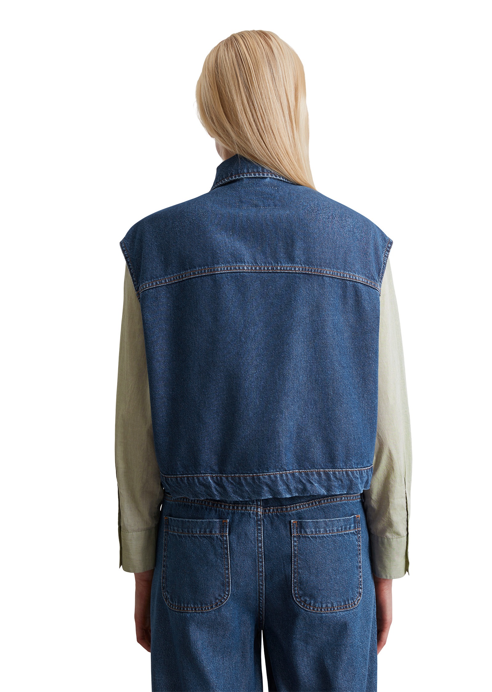 Thumbnail - Marc OPolo Jeansweste "aus TENCEL™ Lyocell-Mix"