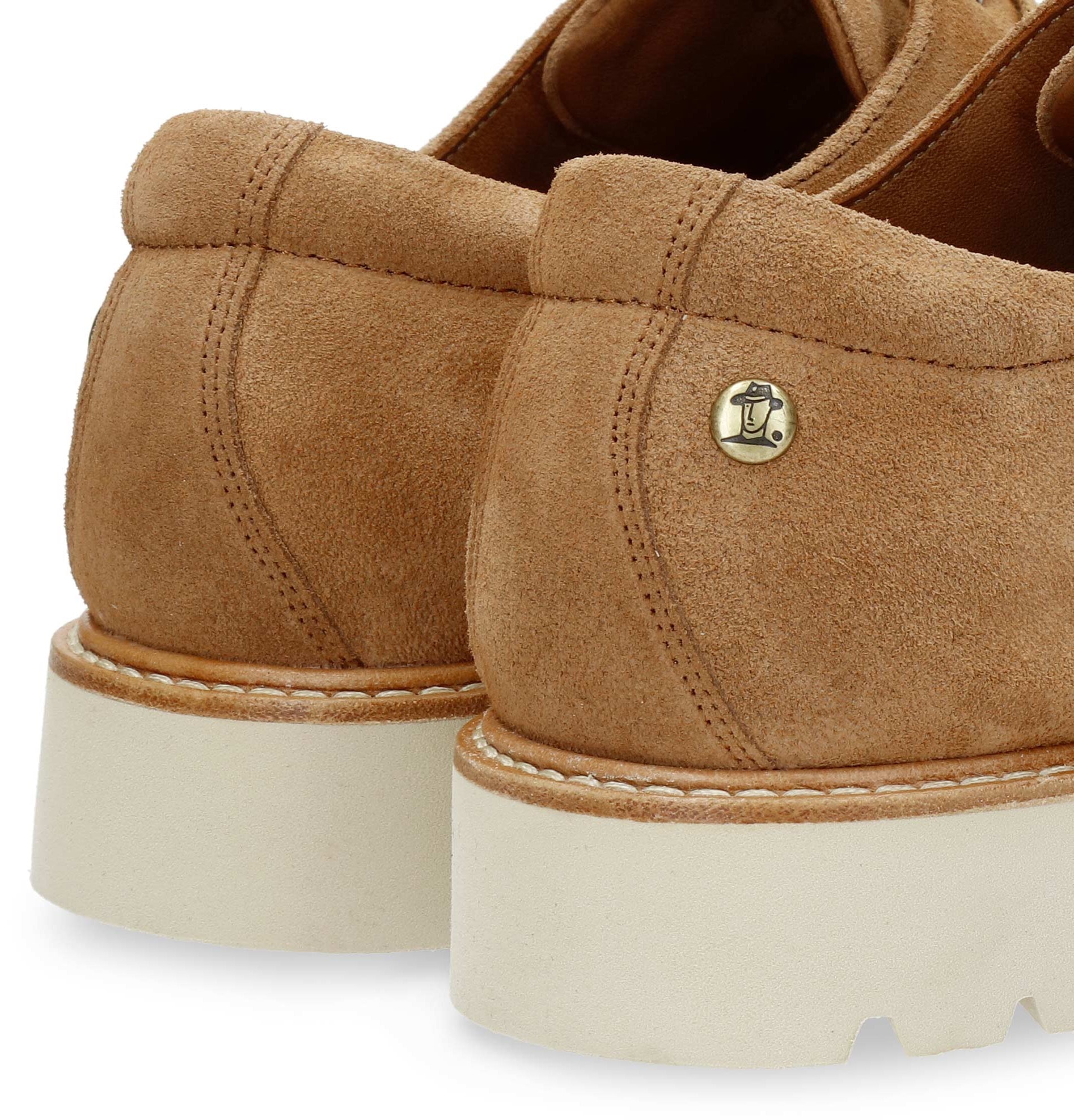 Panama Jack Schnürschuh »Gadner«, Halbschuh, Schnürer, Casual-Sneaker mit Blockabsatz