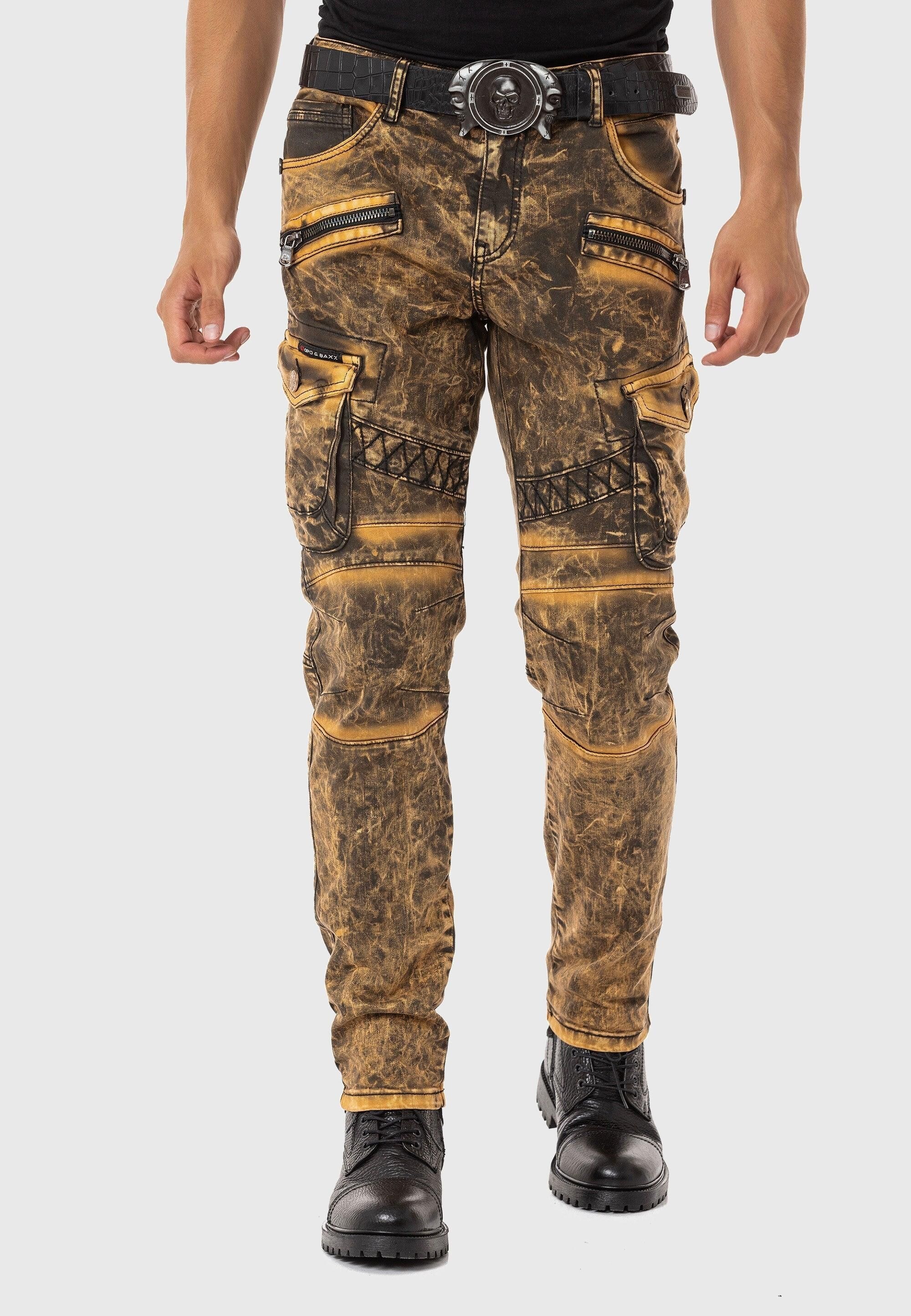 Cipo & Baxx Straight-Jeans »Jeans« im Straight Fit