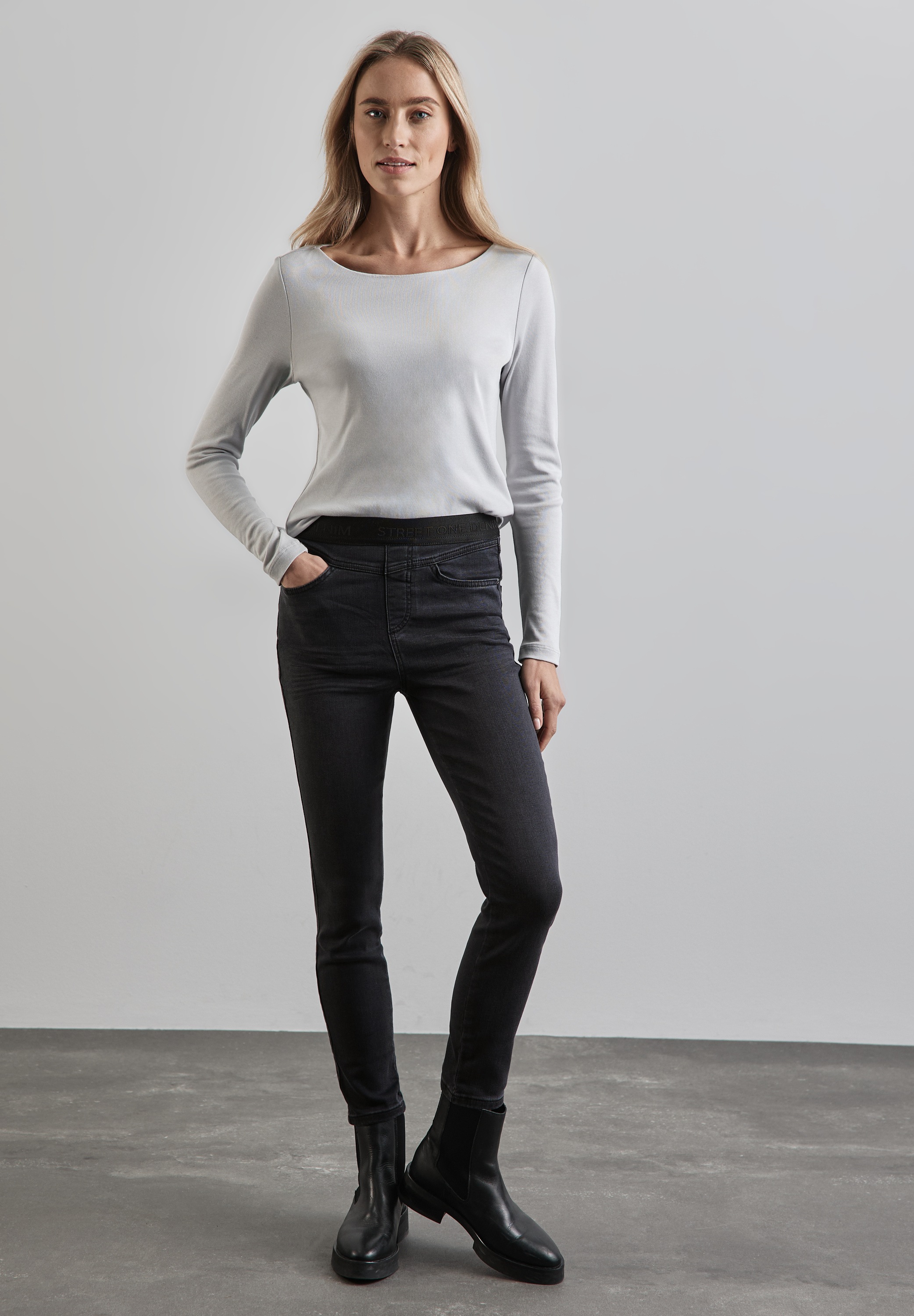 STREET ONE Slim-fit-Jeans, High Waist