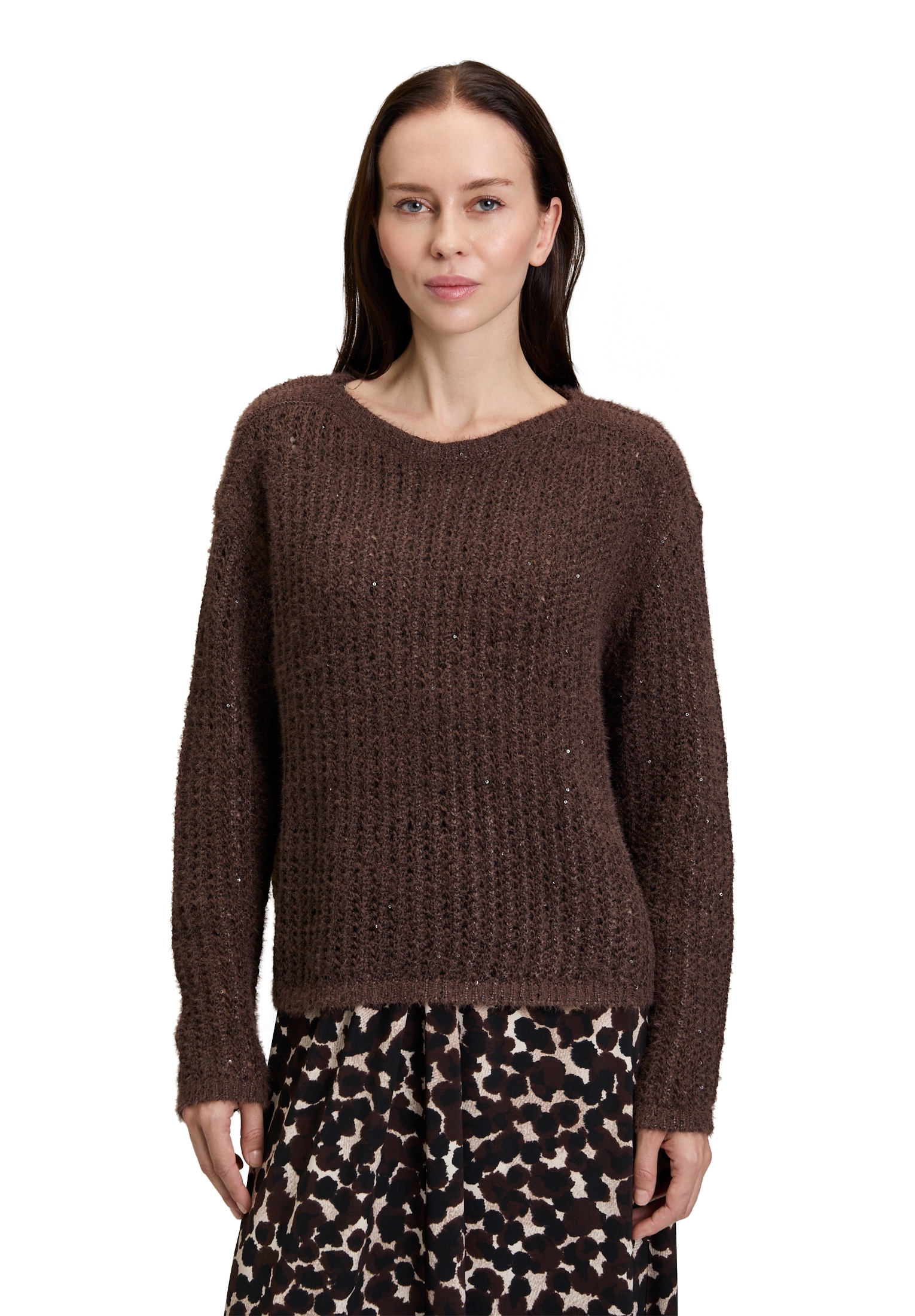 Betty Barclay Strickpullover "Betty Barclay Damen Grobstrick-Pullover mit P günstig online kaufen