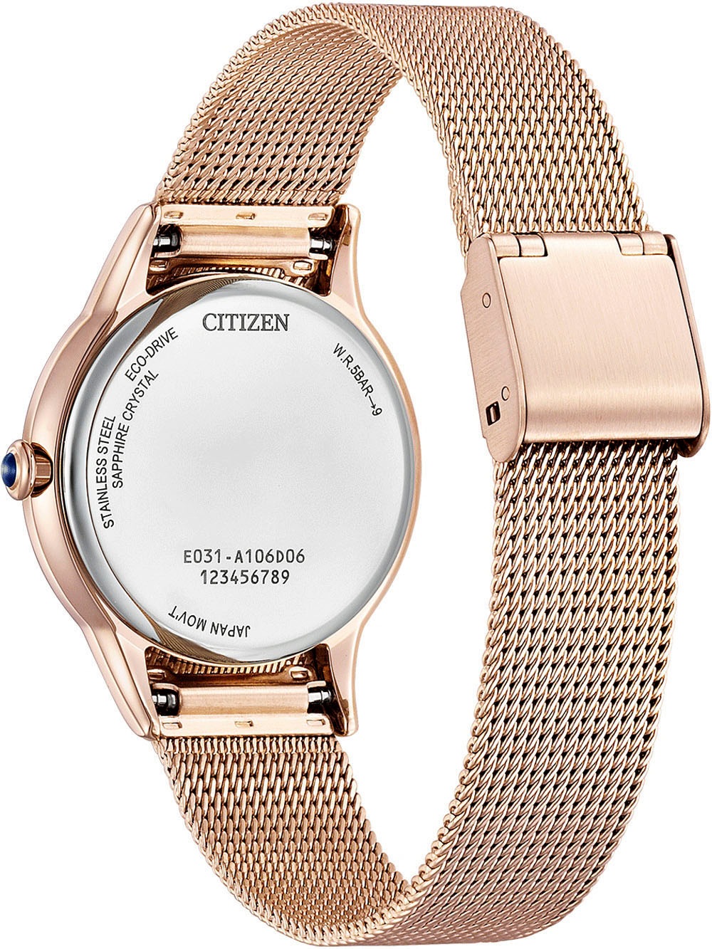 Citizen Solaruhr, Armbanduhr, Damenuhr, Edelstahlarmband, analog