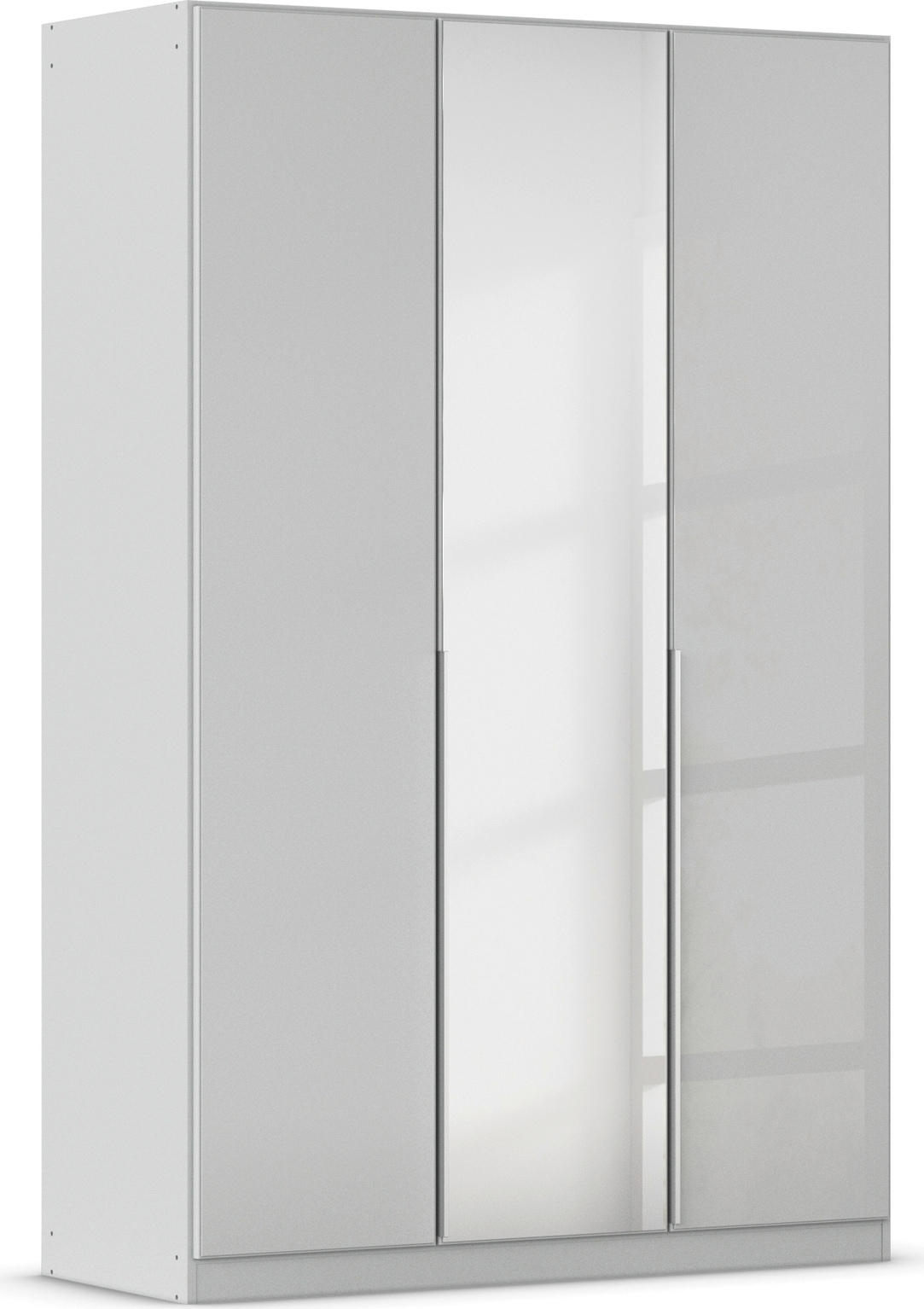 OTTO home Drehtürenschrank "Kleiderschrank Schrank Garderobe AGORDO mit Glasfront und Spiegel" in zwei Griff-Farben, Breiten 91-405 cm, durchdachte Innenausstattung, in 8 Breiten und 2 Höhen MADE IN GERMANY