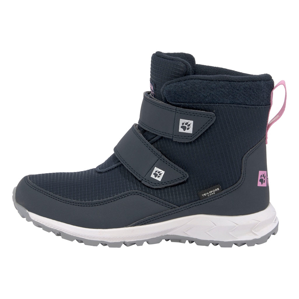 Jack Wolfskin Outdoorwinterstiefel »POLAR FOXX TEXAPORE K«, wasserdicht und wärmend mit Klettverschluss