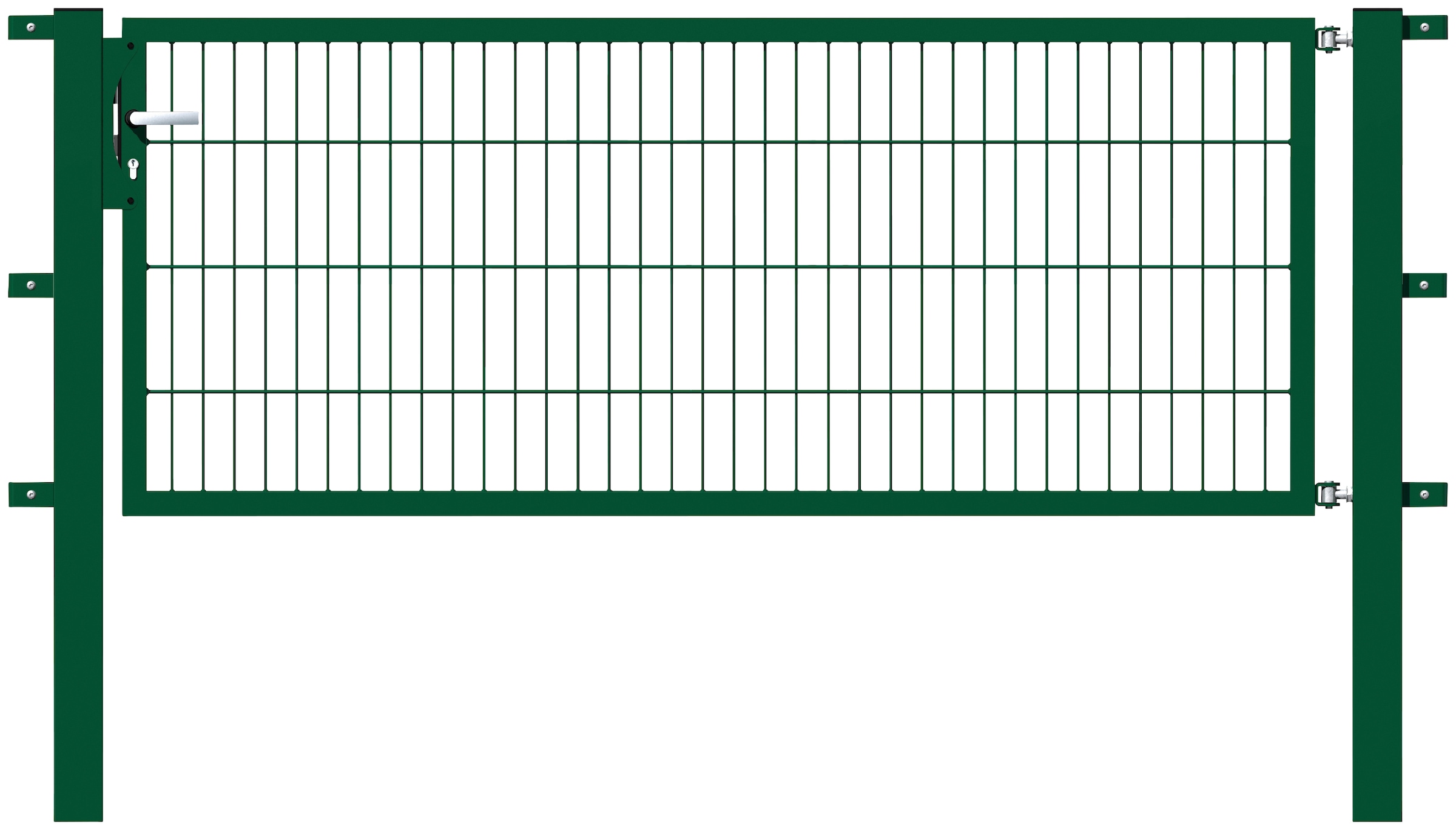 Alberts Zauneinzeltür, 200 cm Breite, in versch. Höhen