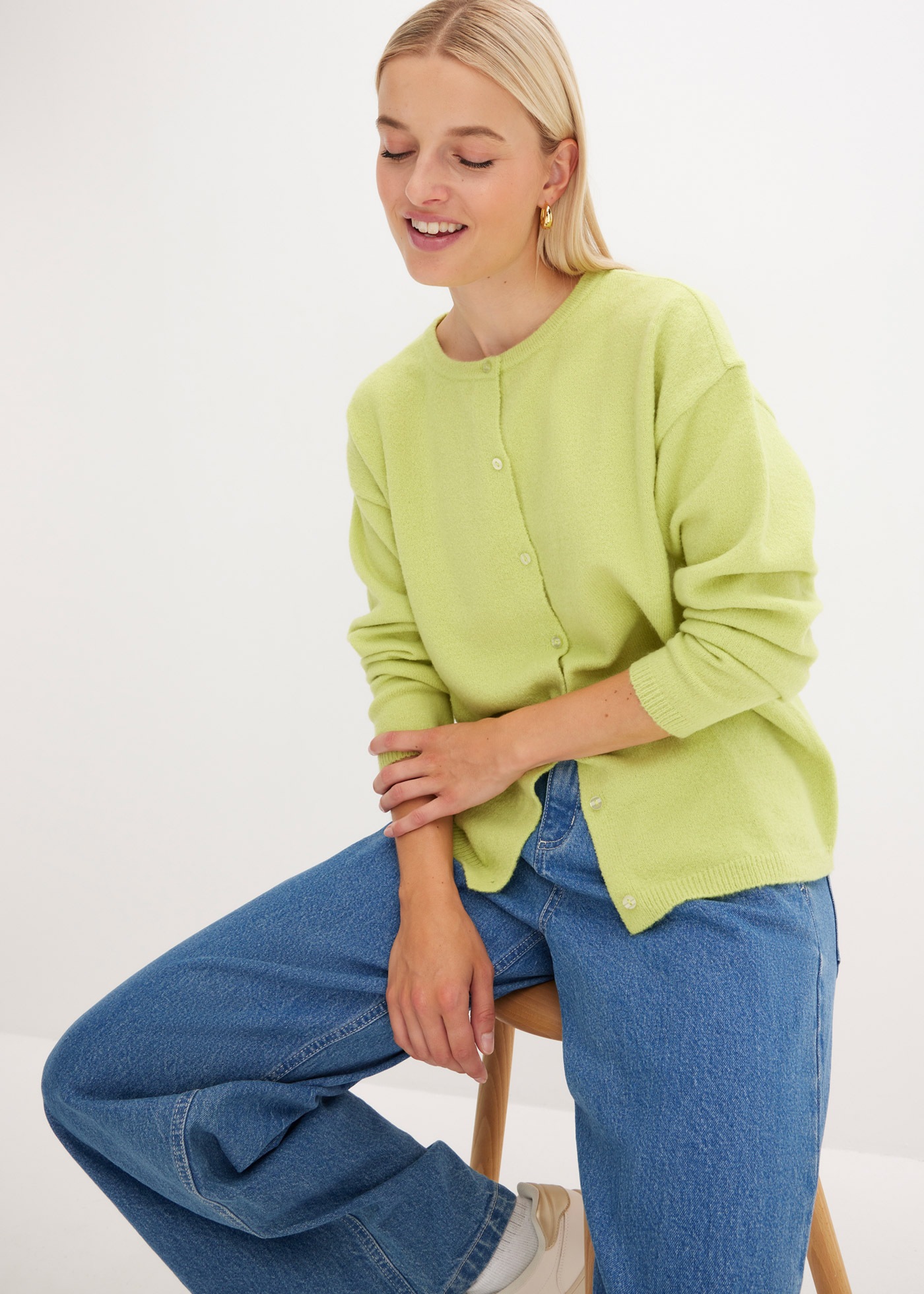 bonprix Strickjacke "Feinstrickjacke", Feinstrickjacke günstig online kaufen