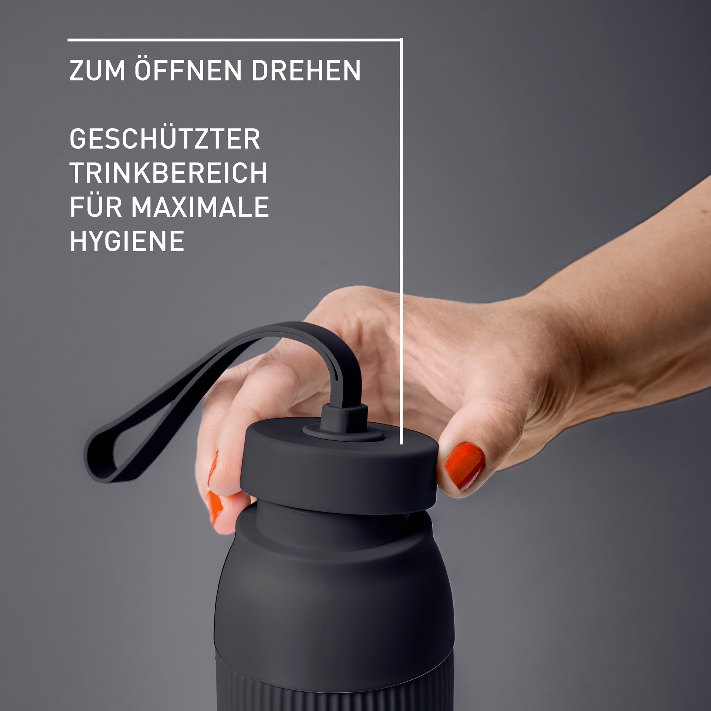 Emsa Isolierflasche "beYou Twist" mit integriertem Sieb und Trageband, 100% günstig online kaufen
