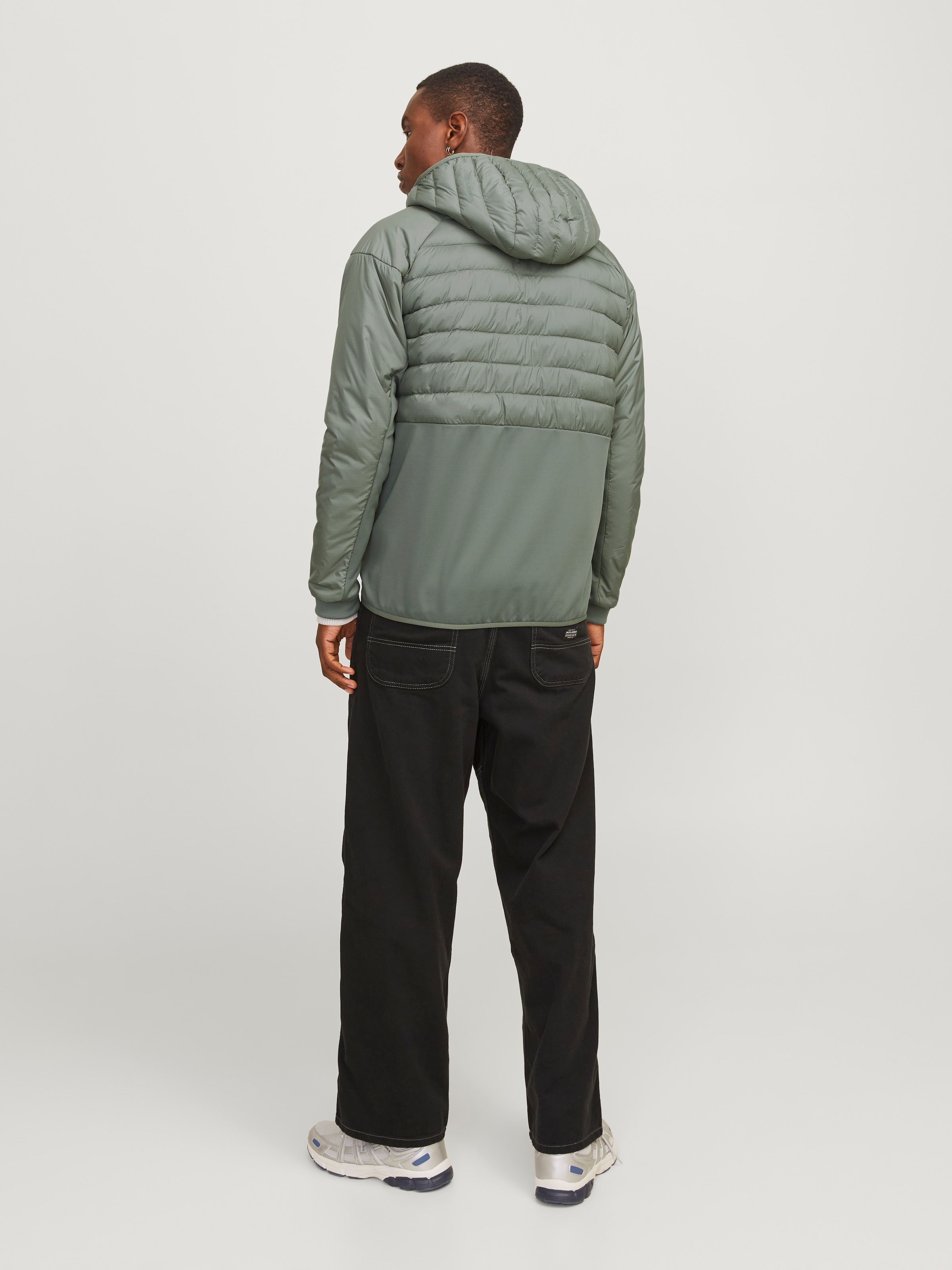 Jack & Jones Steppjacke »JJESTATE HYBRID JACKET NOOS«, mit Kapuze, mit Kapuze