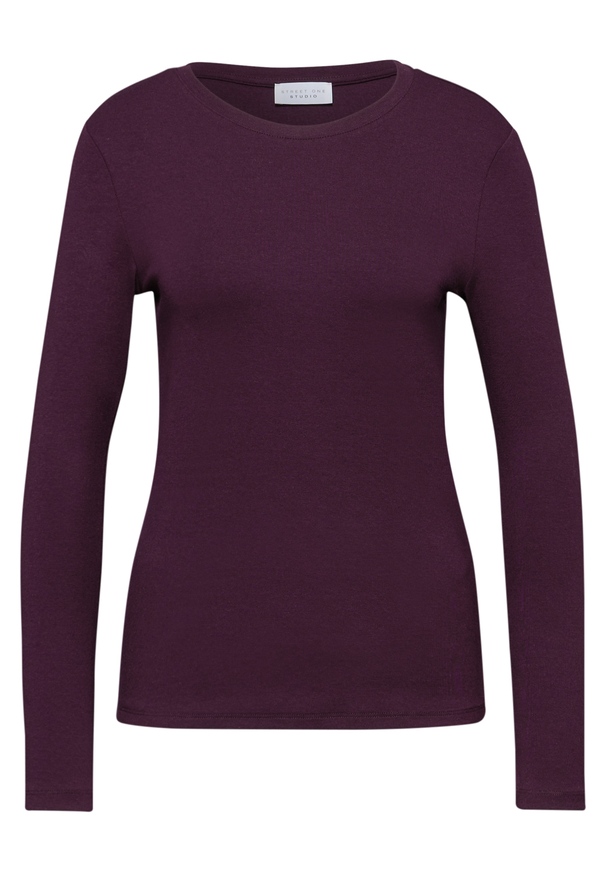 STREET ONE STUDIO Langarmshirt mit Rundhalsausschnitt
