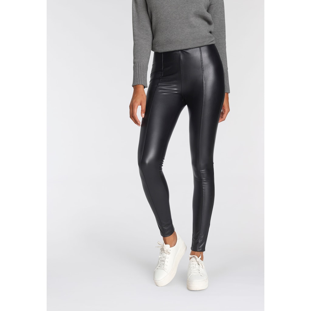 Tamaris Leggings, in Leder-Optik