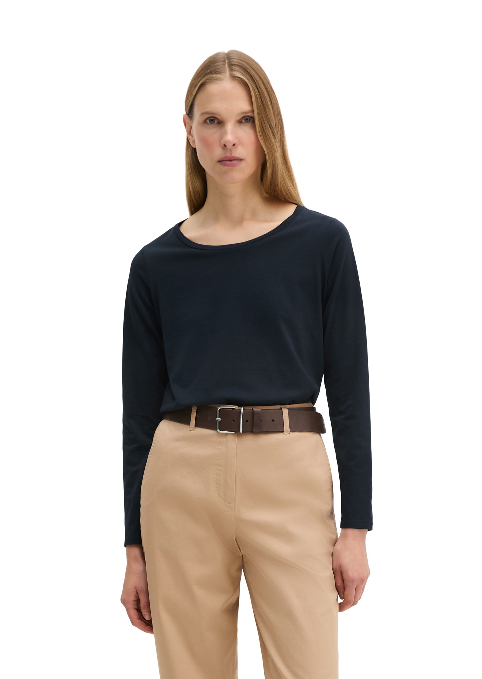 Marc OPolo Langarmshirt "in Organic Cotton-Qualität" günstig online kaufen