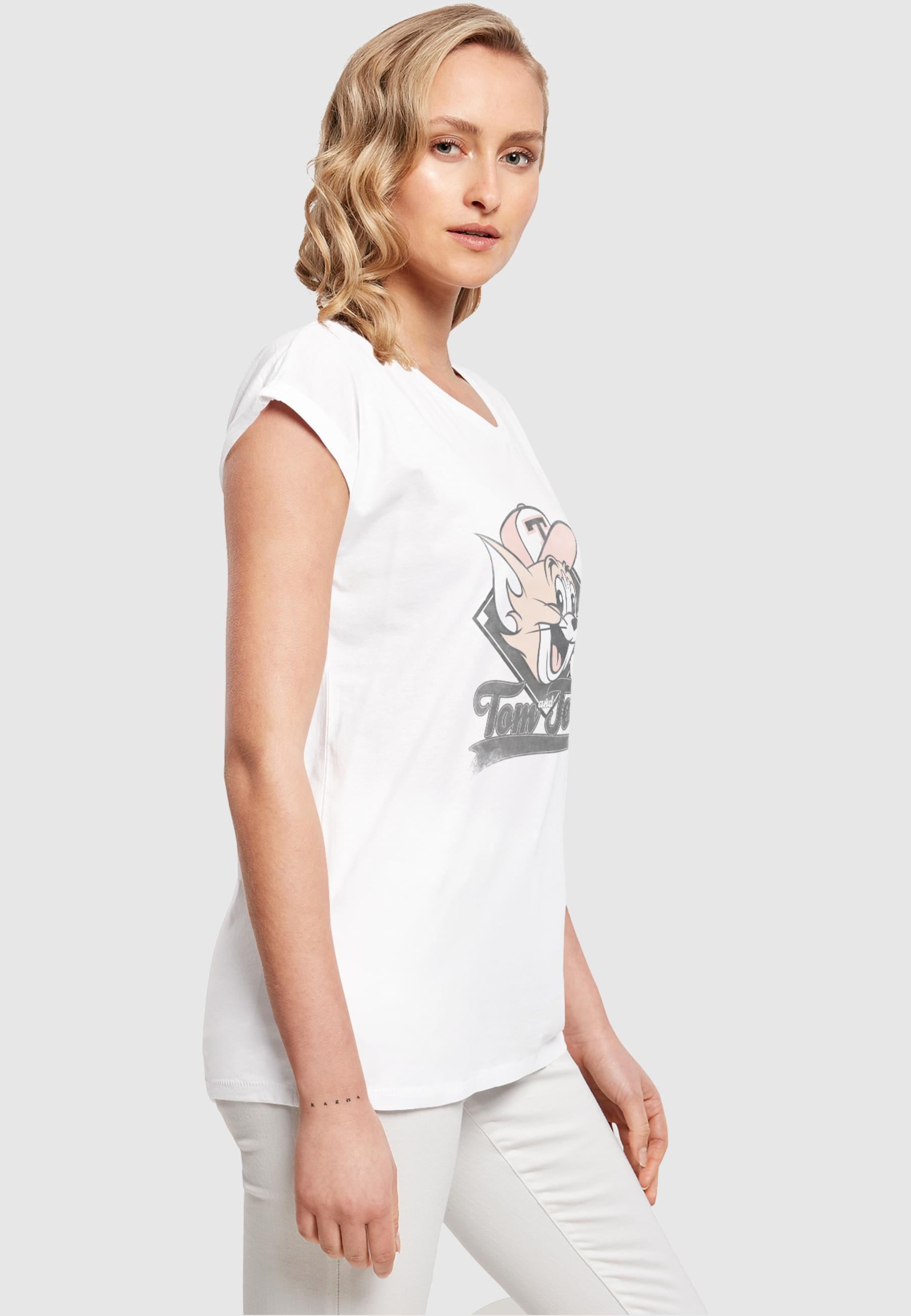 ABSOLUTE CULT T-Shirt »ABSOLUTE CULT Damen Ladies Tom and Jerry - Baseball Caps T-Shirt«, (1 tlg.)